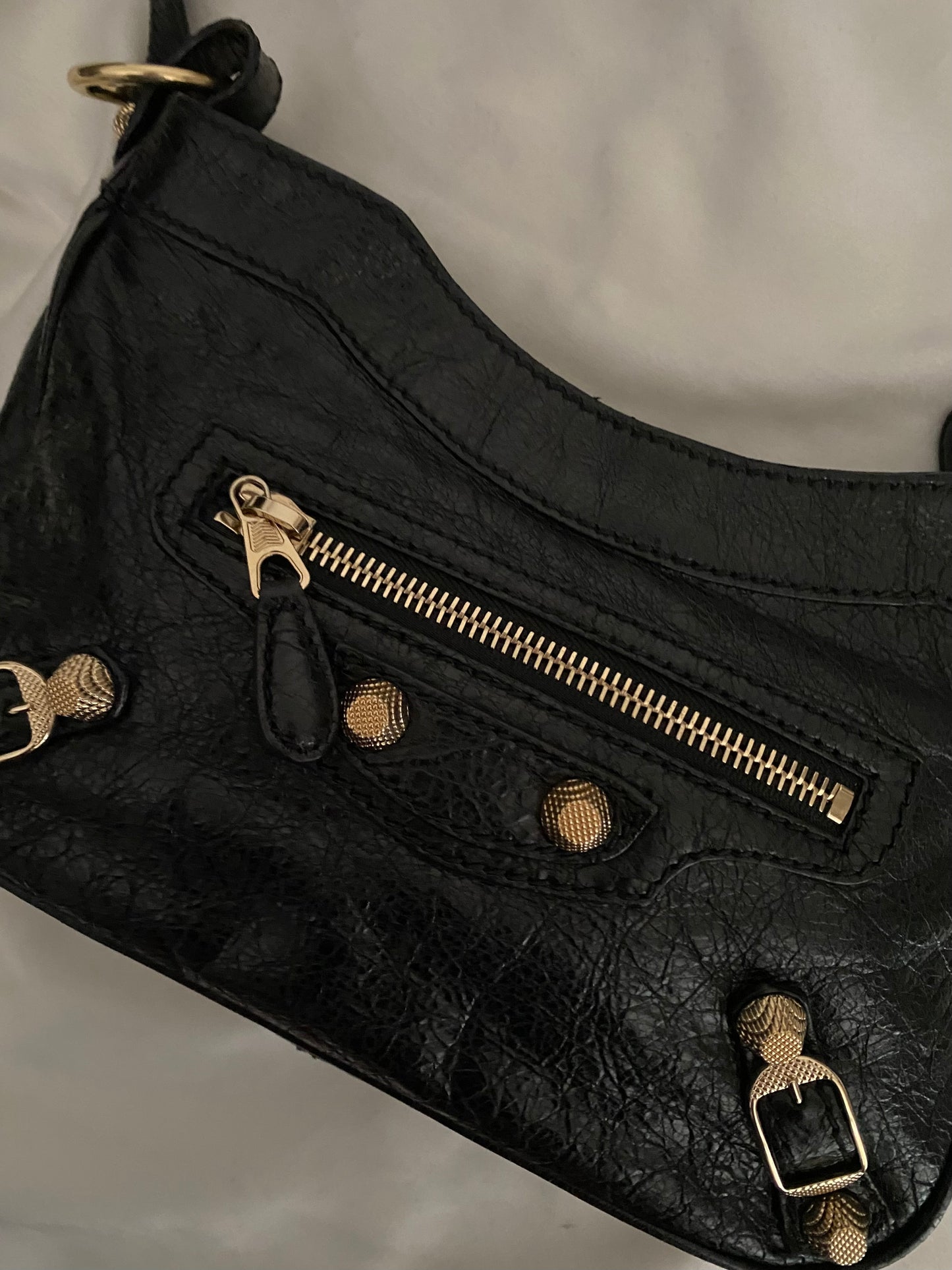 Balenciaga hip bag black
