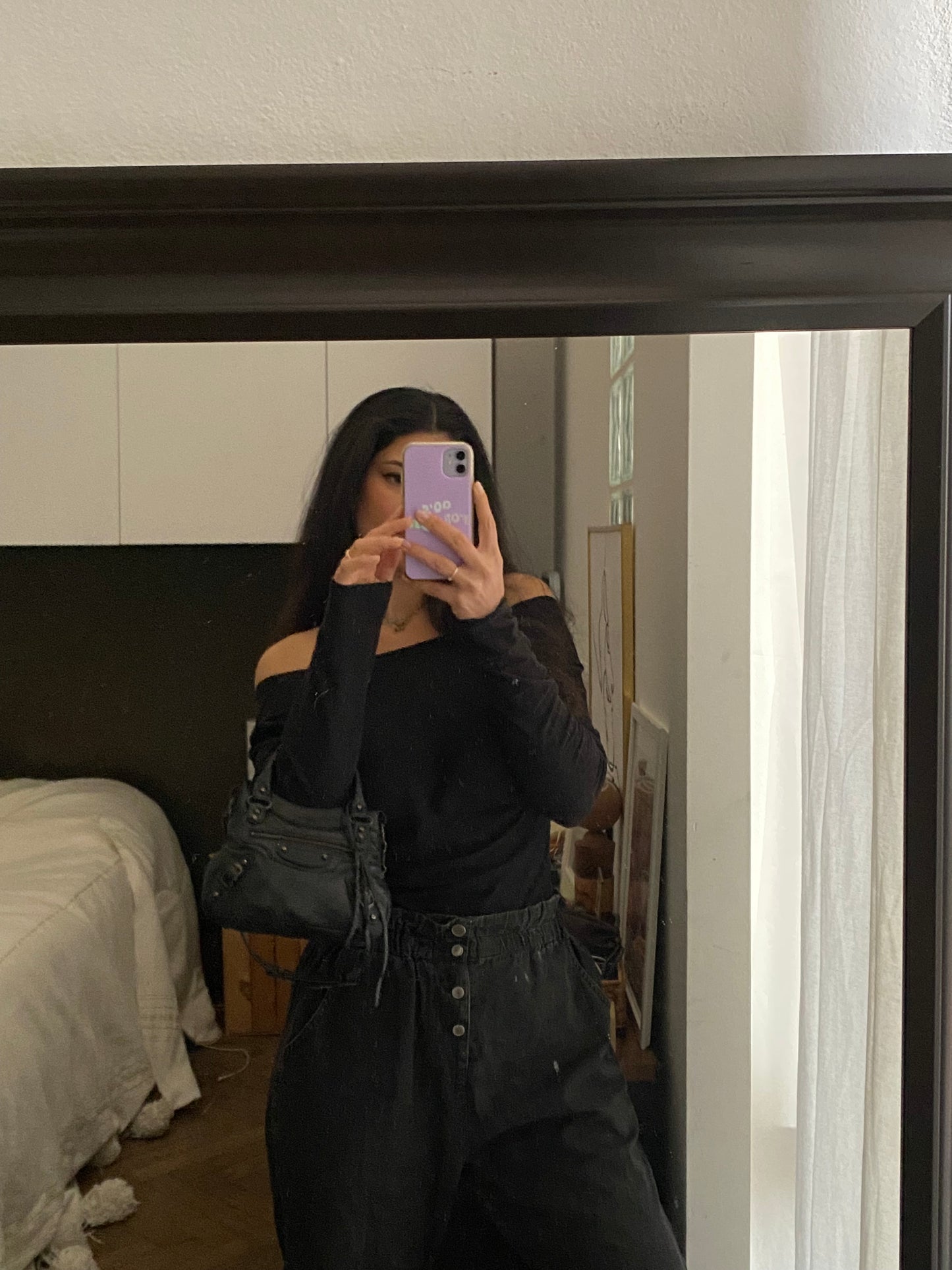 Balenciaga mini city classic chevre