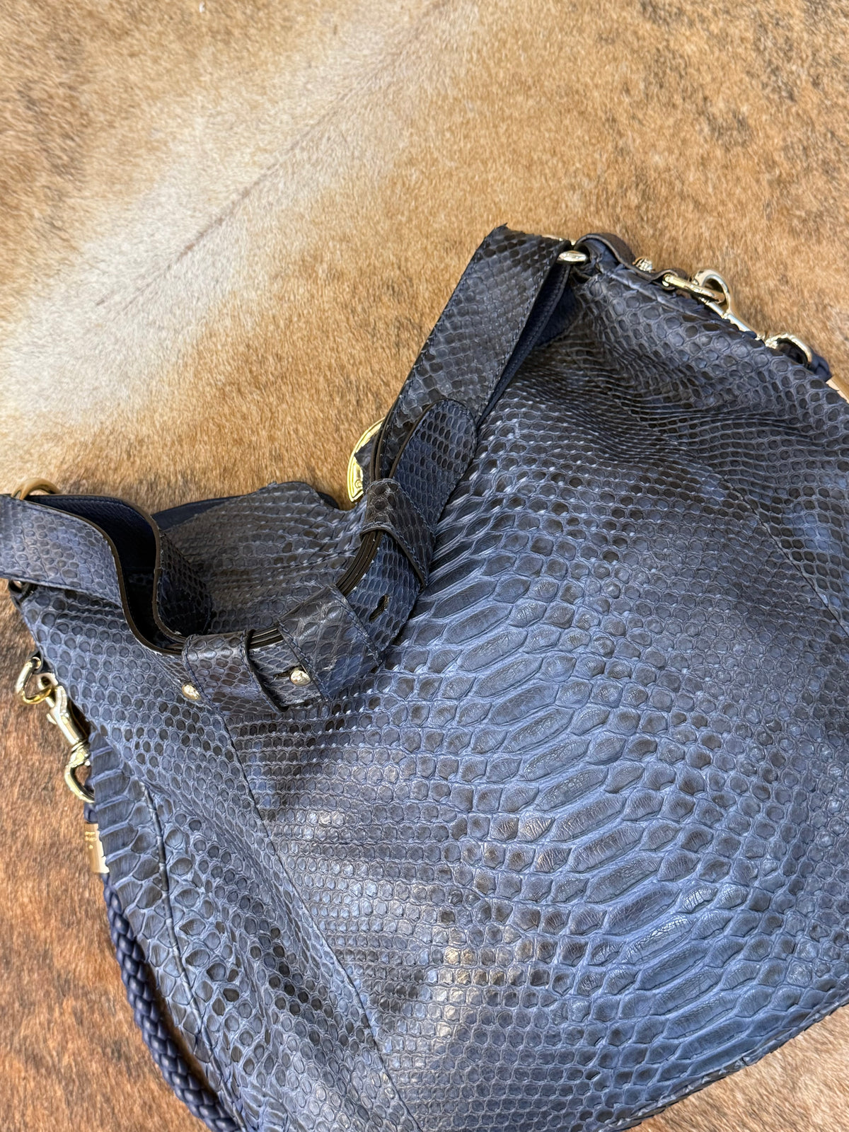 Gucci G-wave blue Python era Frida Giannini