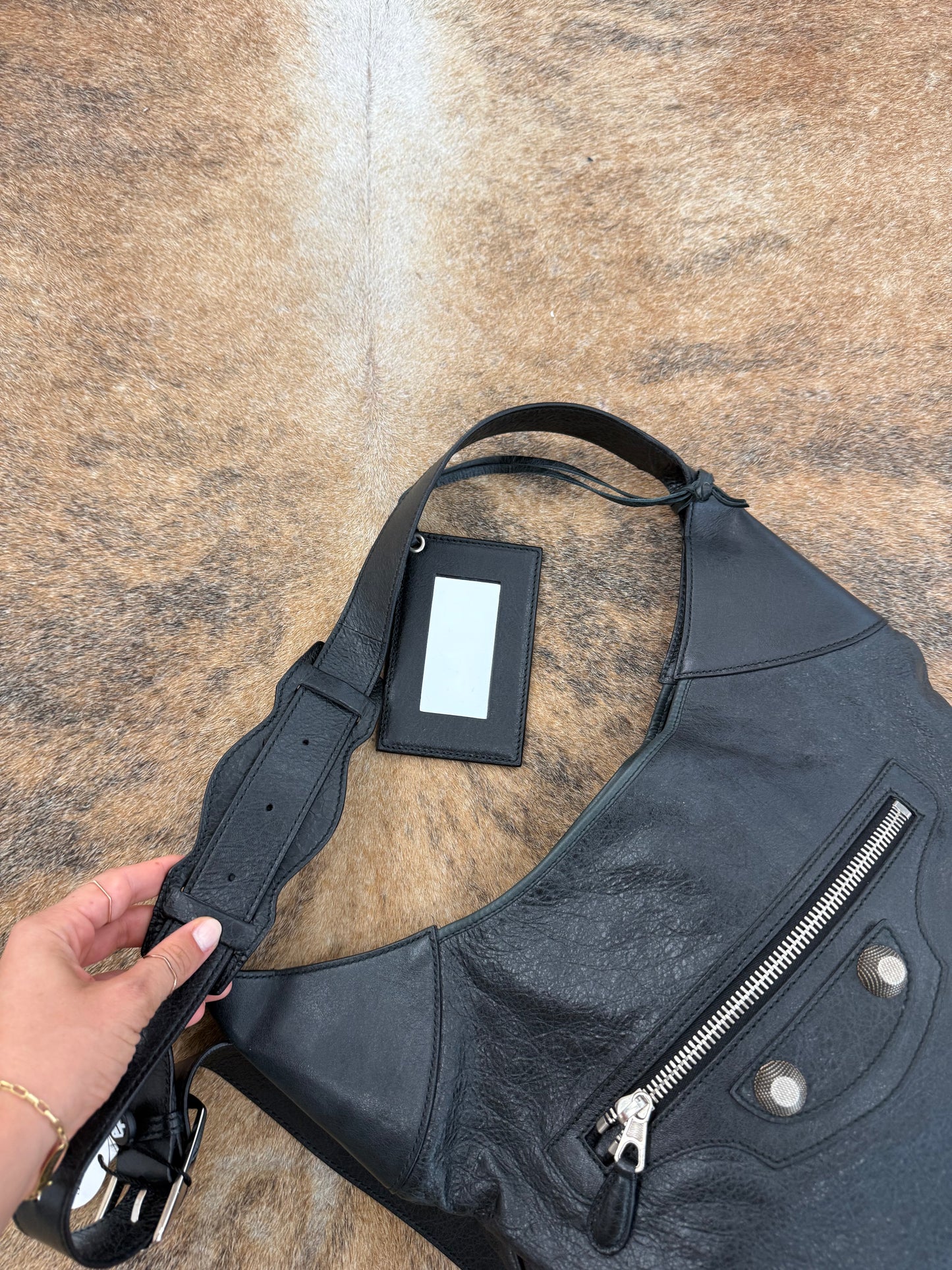 Balenciaga messenger giant hw black