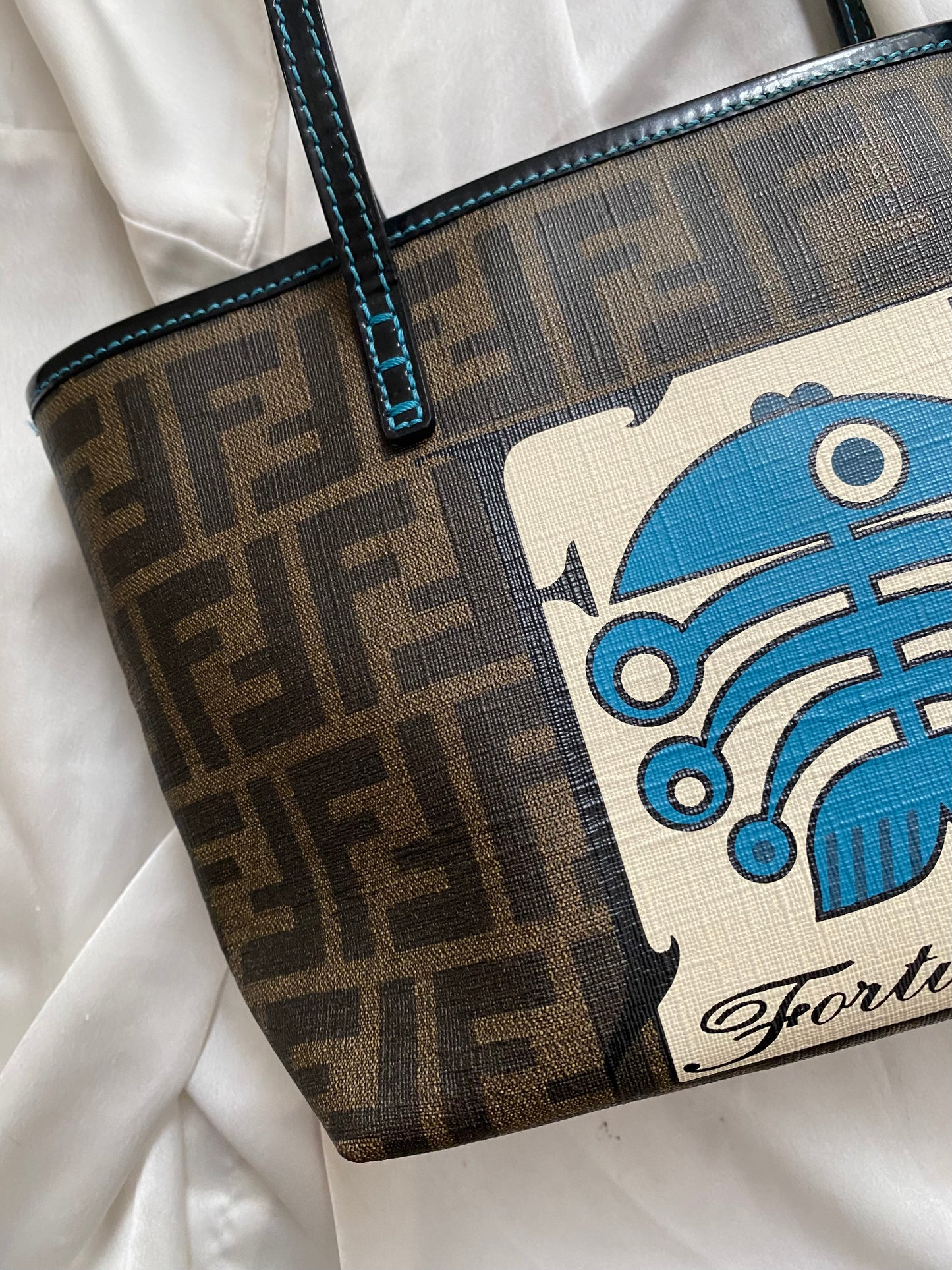 Fendi Fortune limited edition pumpkin mini tote
