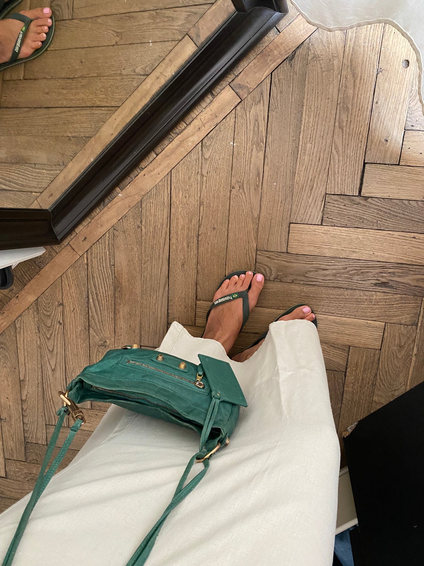 Balenciaga motocross 12 giant hip bag jade green