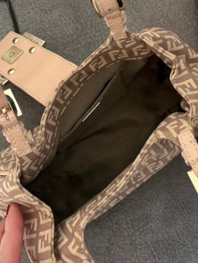 Fendi mini sporty croissant powder