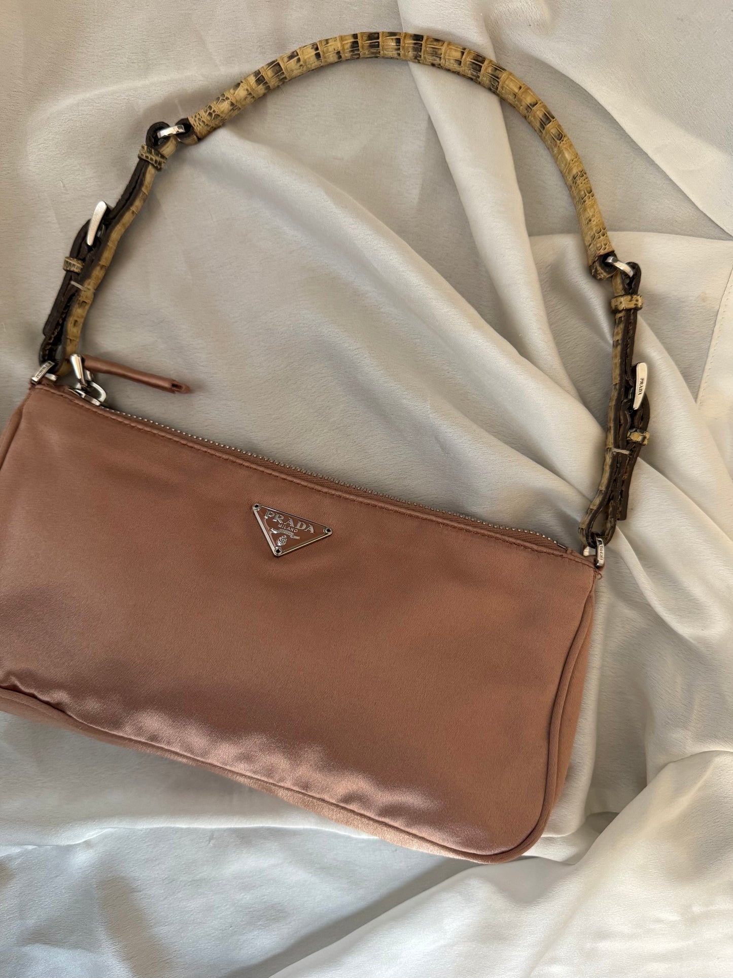 Prada hobo 2002 seta e pitone
