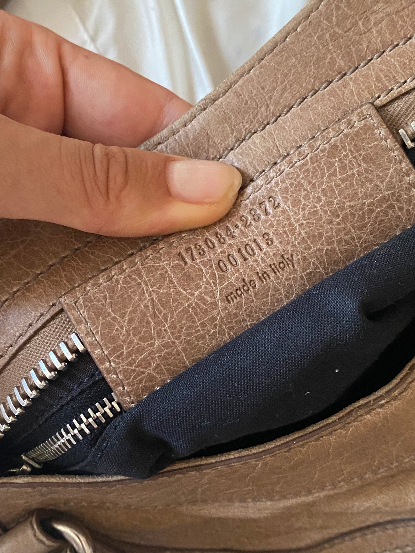 Balenciaga city seigle giant hw silver f/w 2010