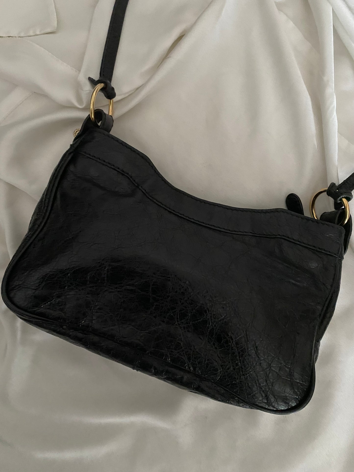 Balenciaga hip bag black