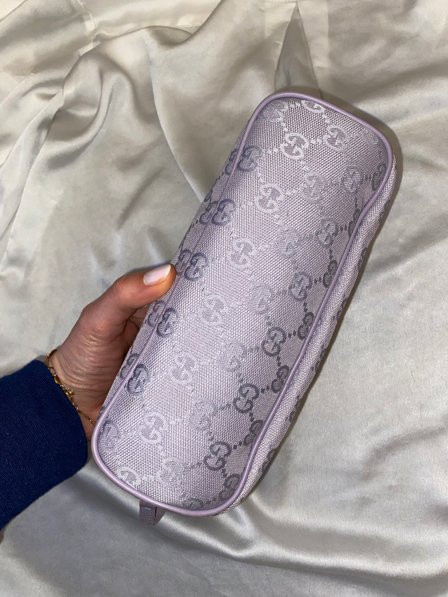 Gucci boat baguette lilac