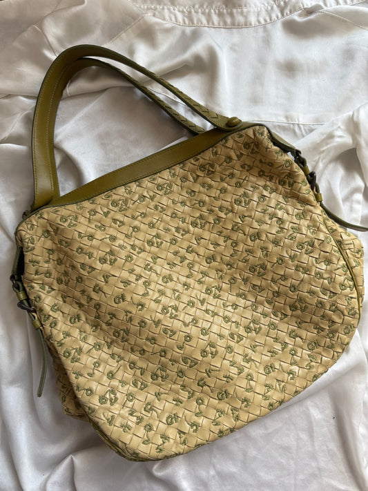 Bottega Veneta belly 76 intrecciato margherite