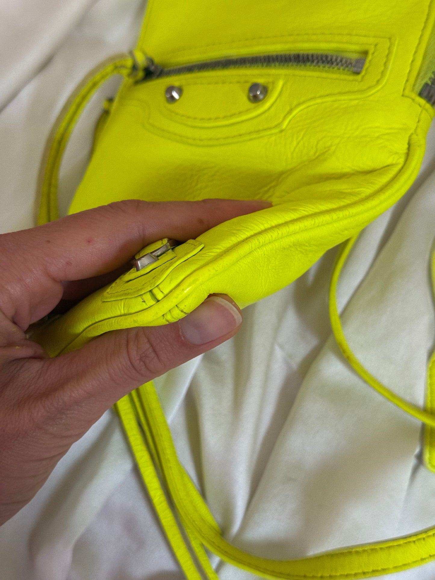 Balenciaga phone holder fw 2016 neon