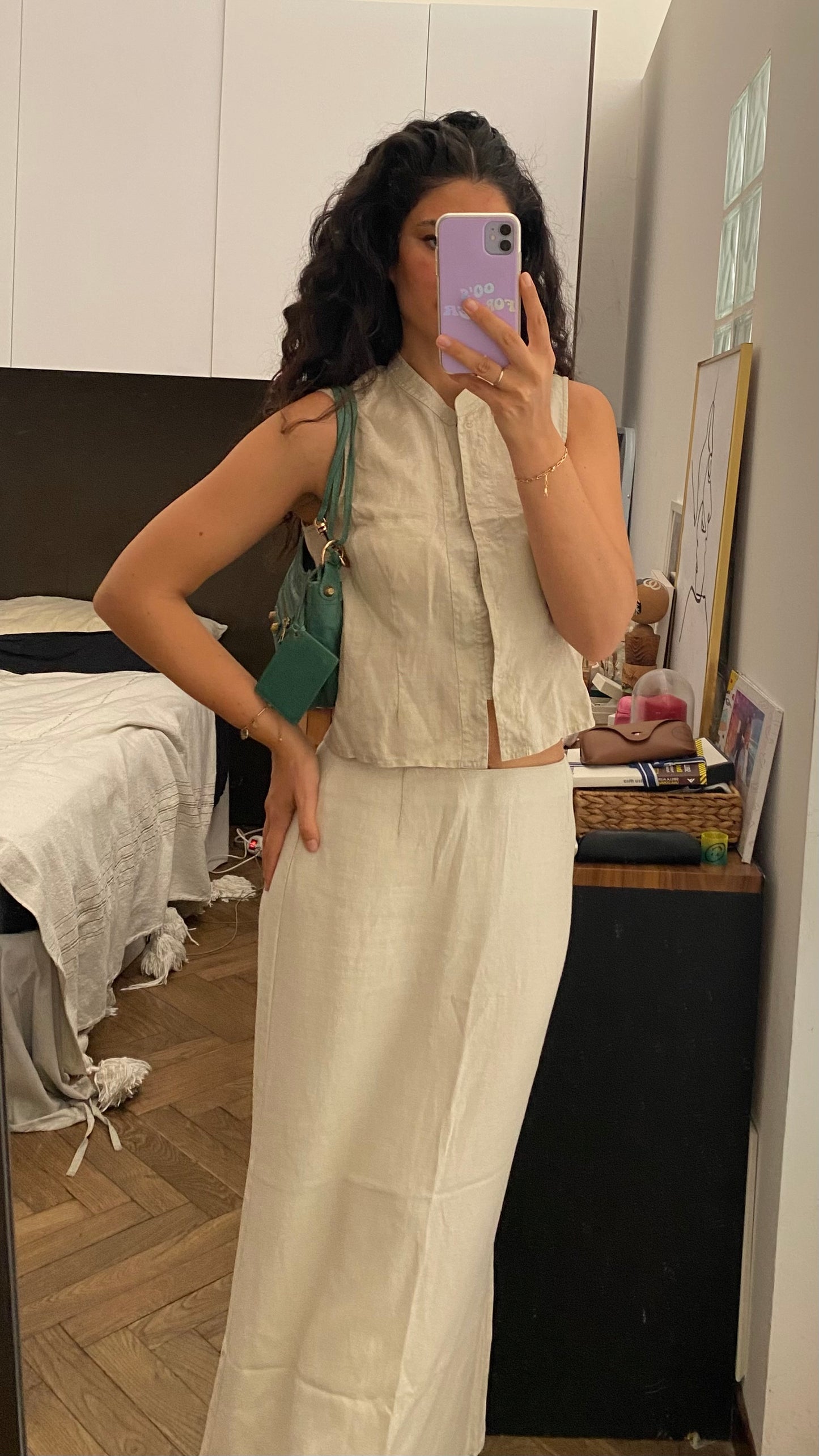 Balenciaga motocross 12 giant hip bag jade green