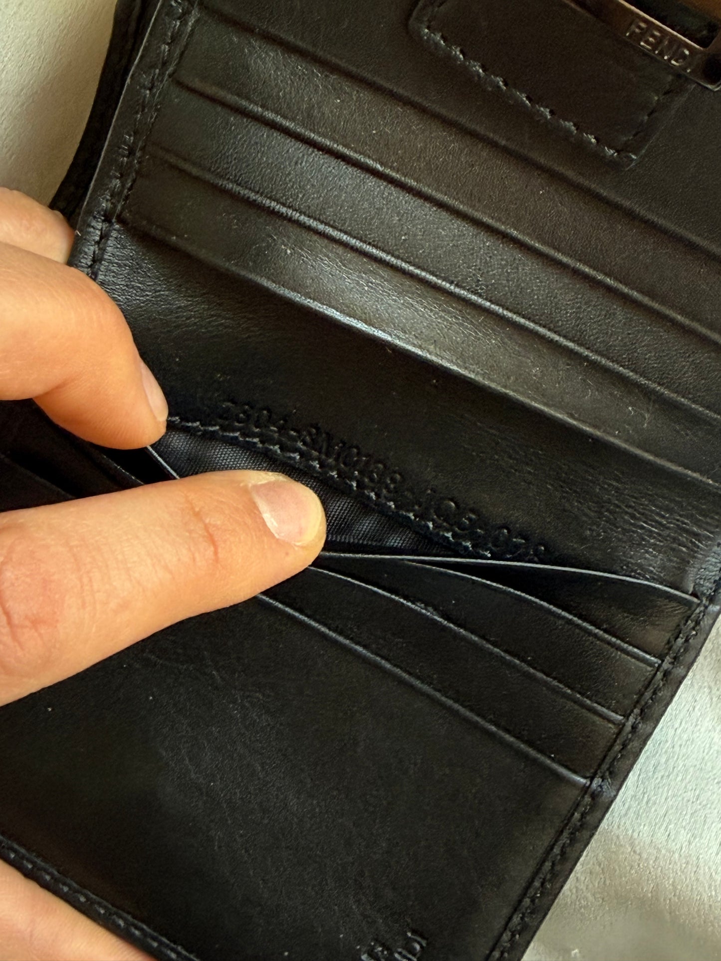Fendi portafoglio zucchino small