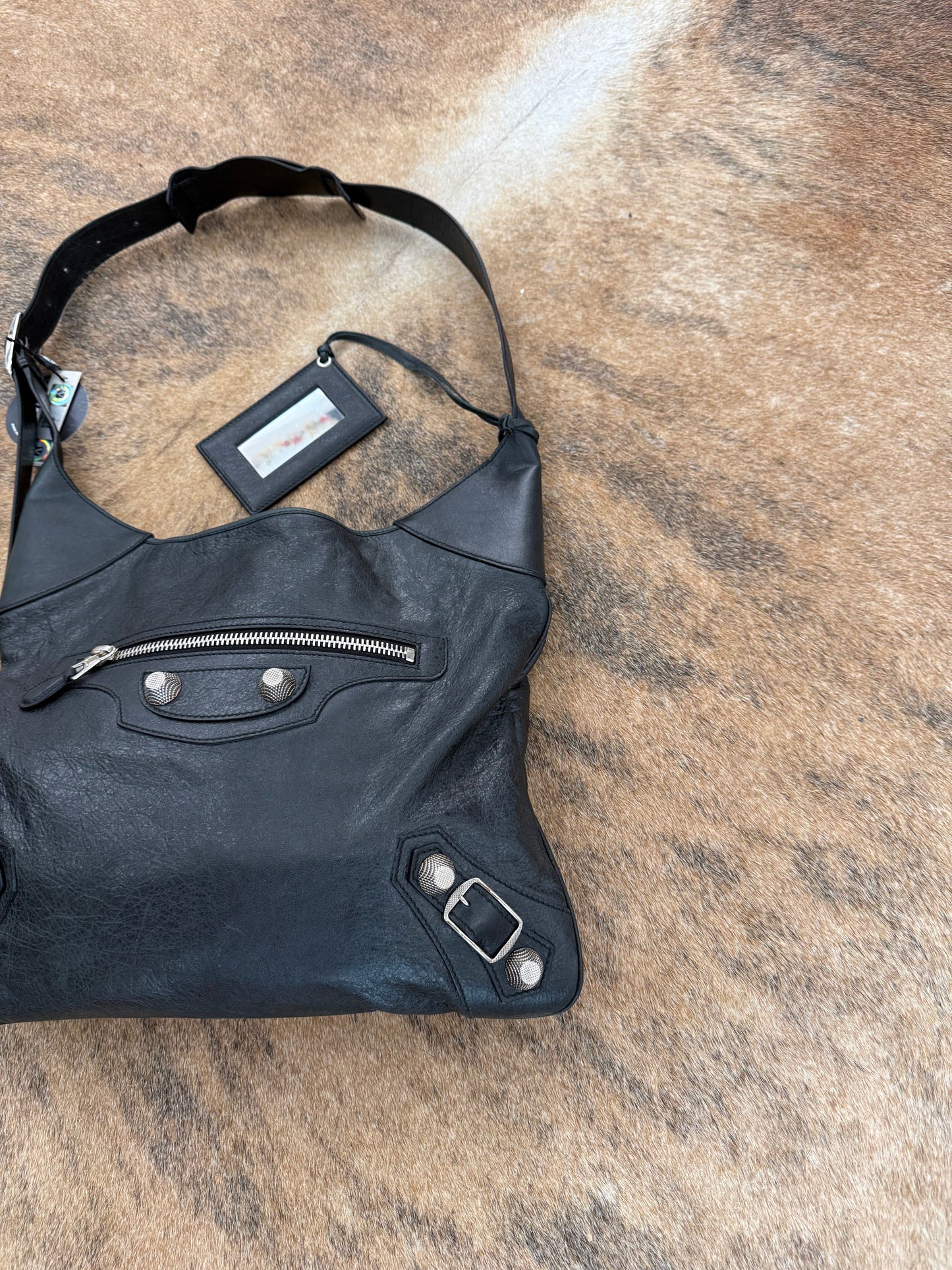 Balenciaga messenger giant hw black