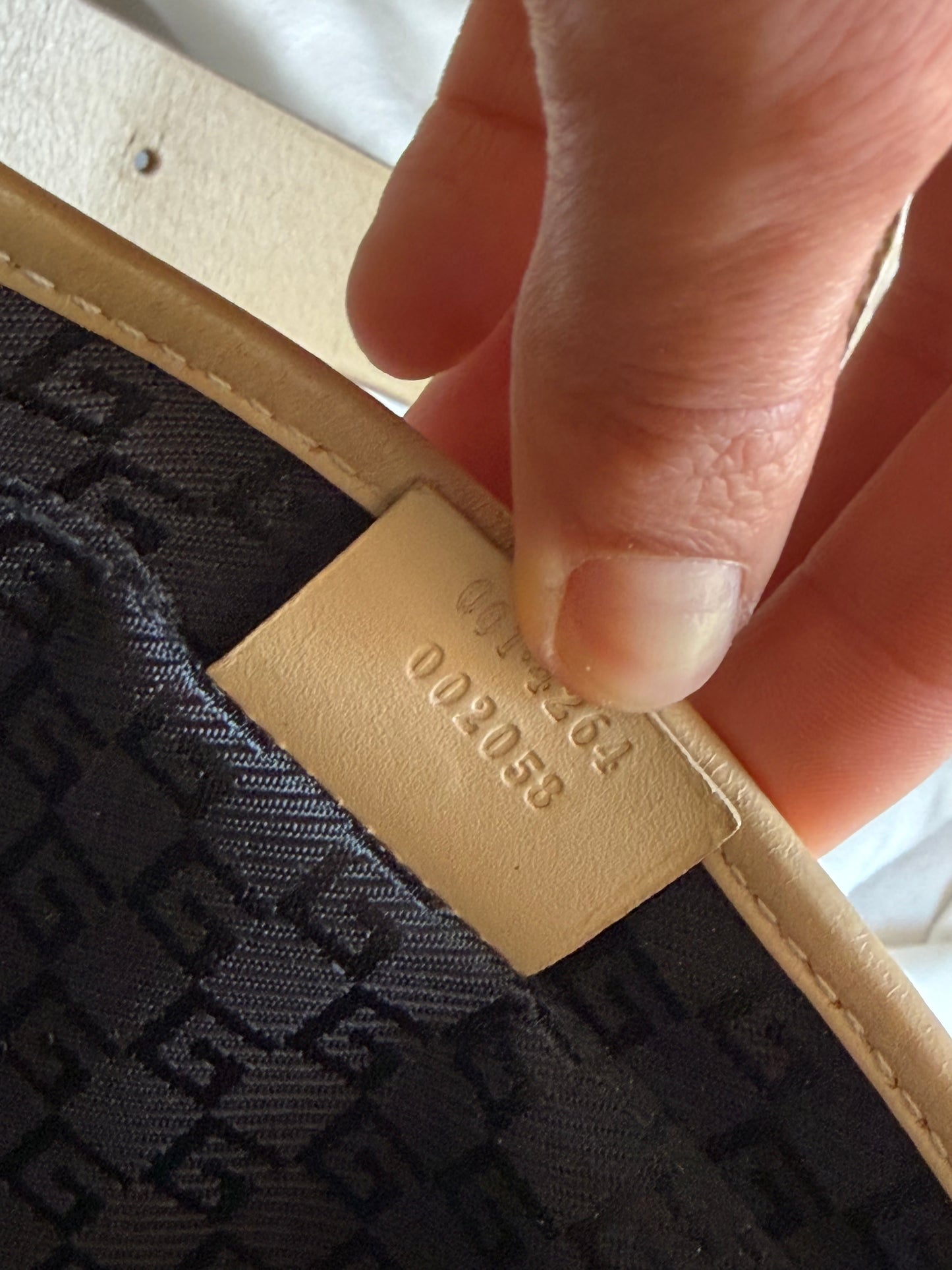 Gucci Jackie small era Tom ford vitello beige e lino