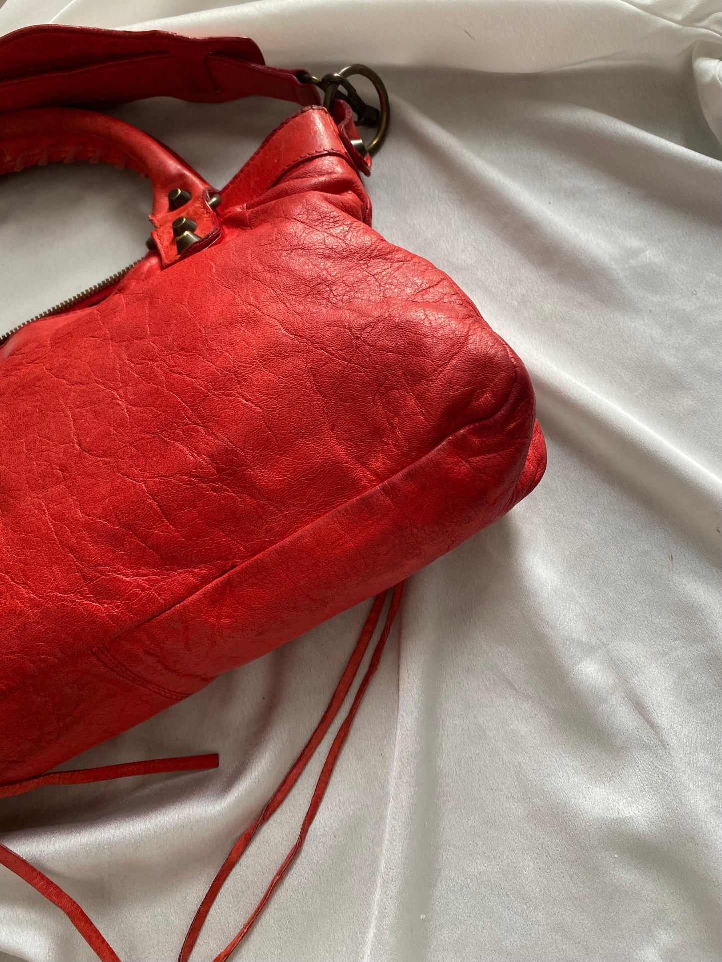 Balenciaga first cherry red