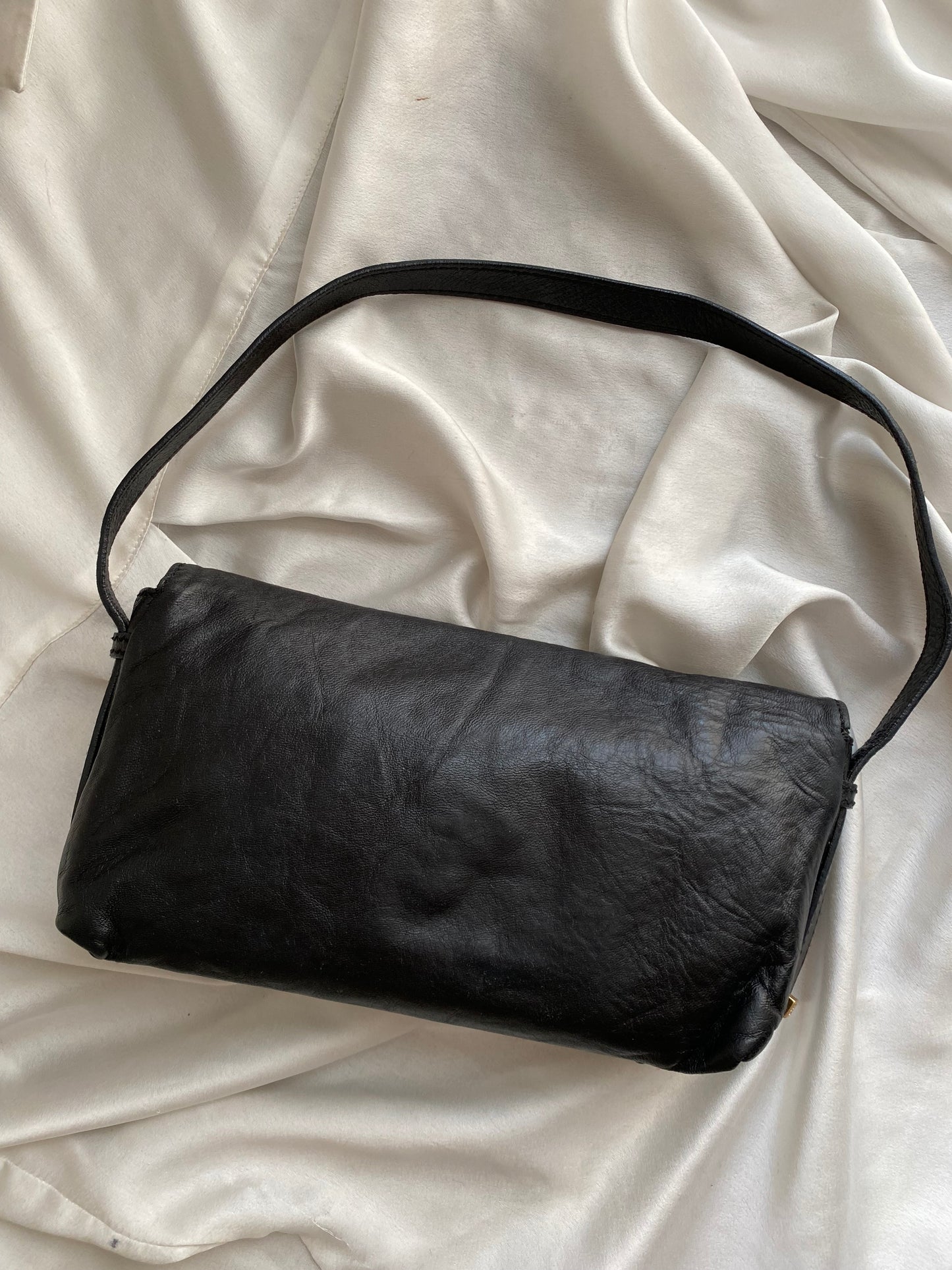 Fendi sweety baguette black leather