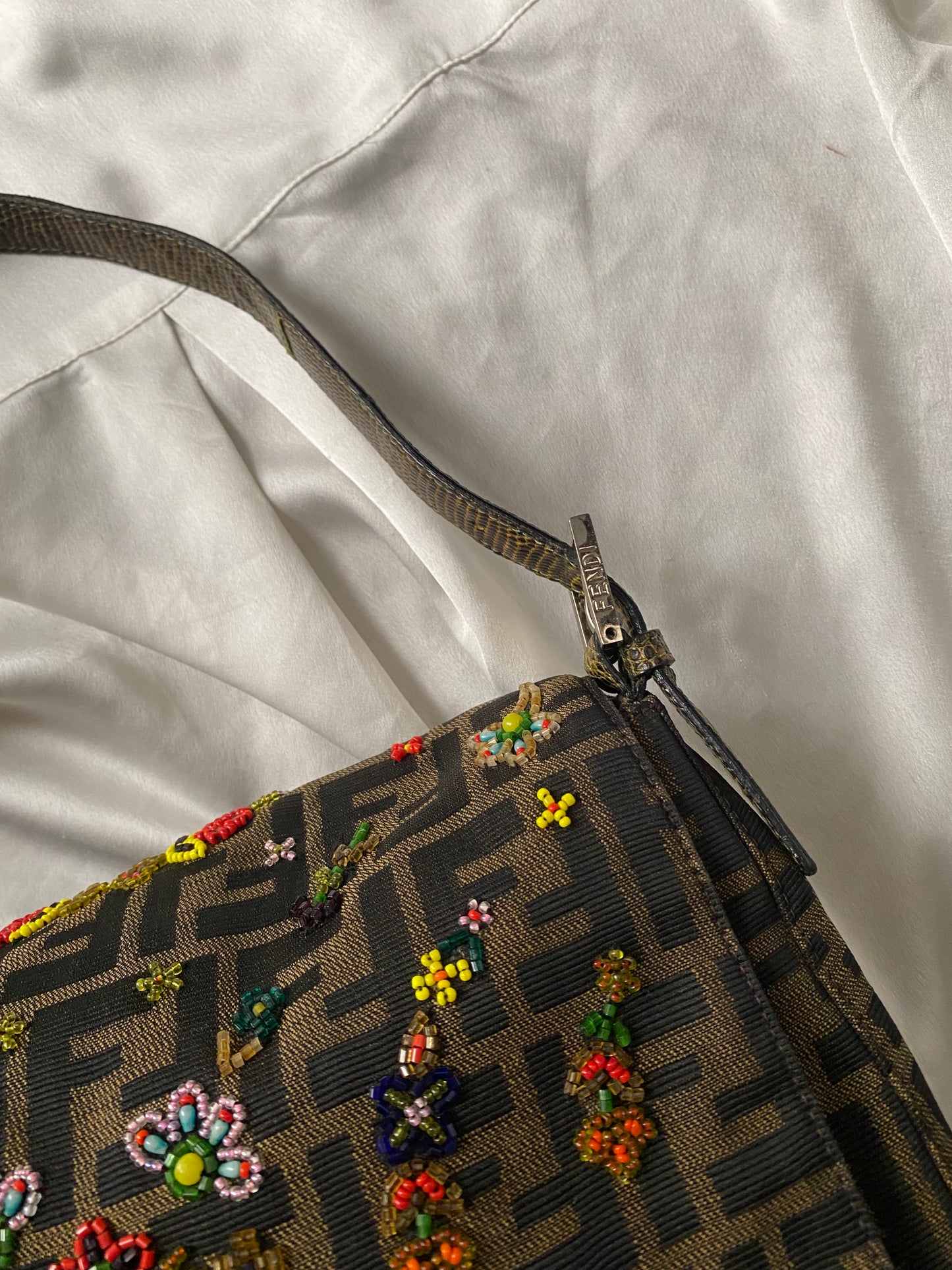 Fendi pumpkin mother with embroidery
