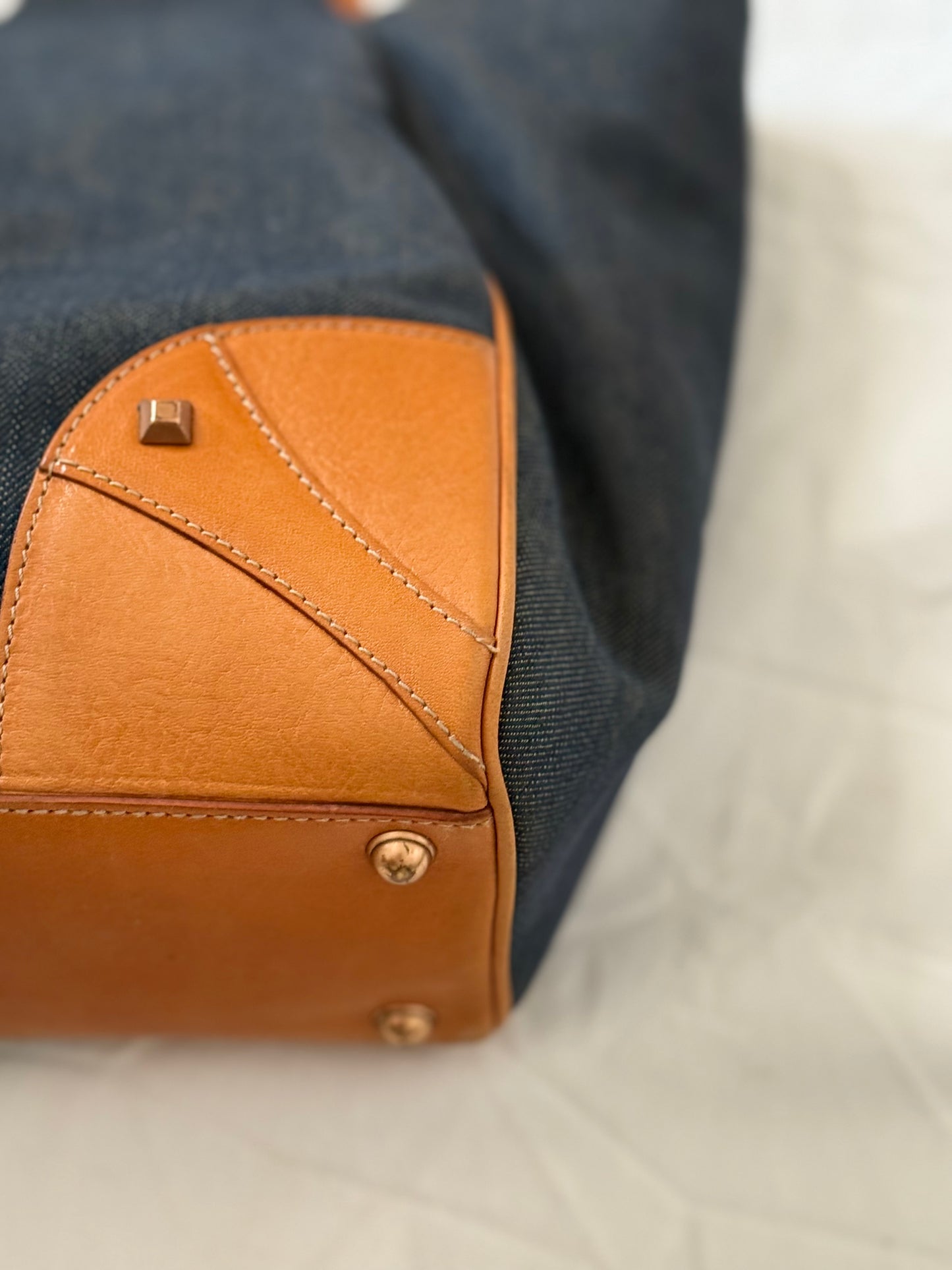 Gucci bardot denim