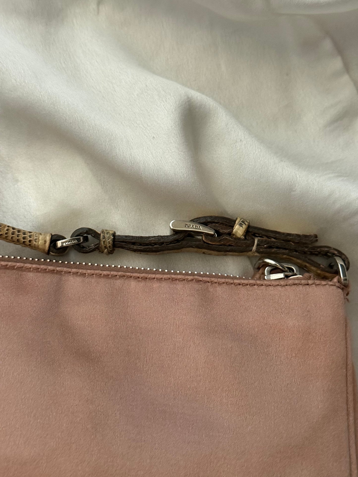 Prada hobo 2002 seta e pitone