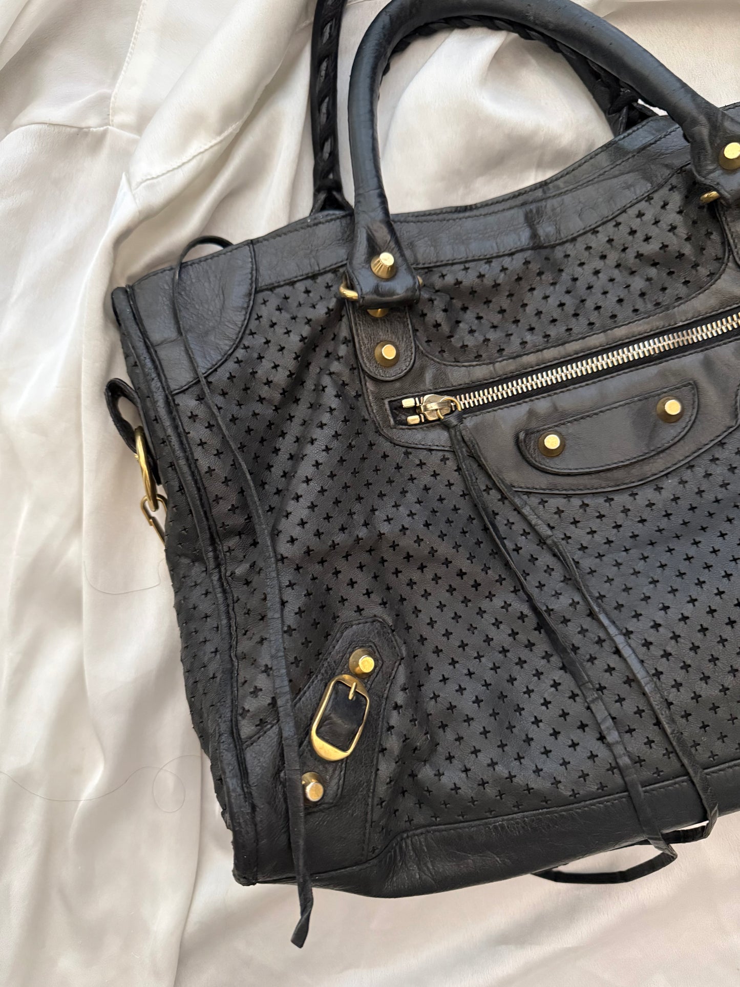 Balenciaga city perforated black 2010