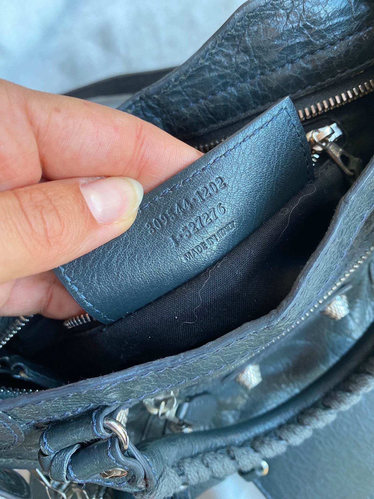 Balenciaga mini city anthracite f/w 2013