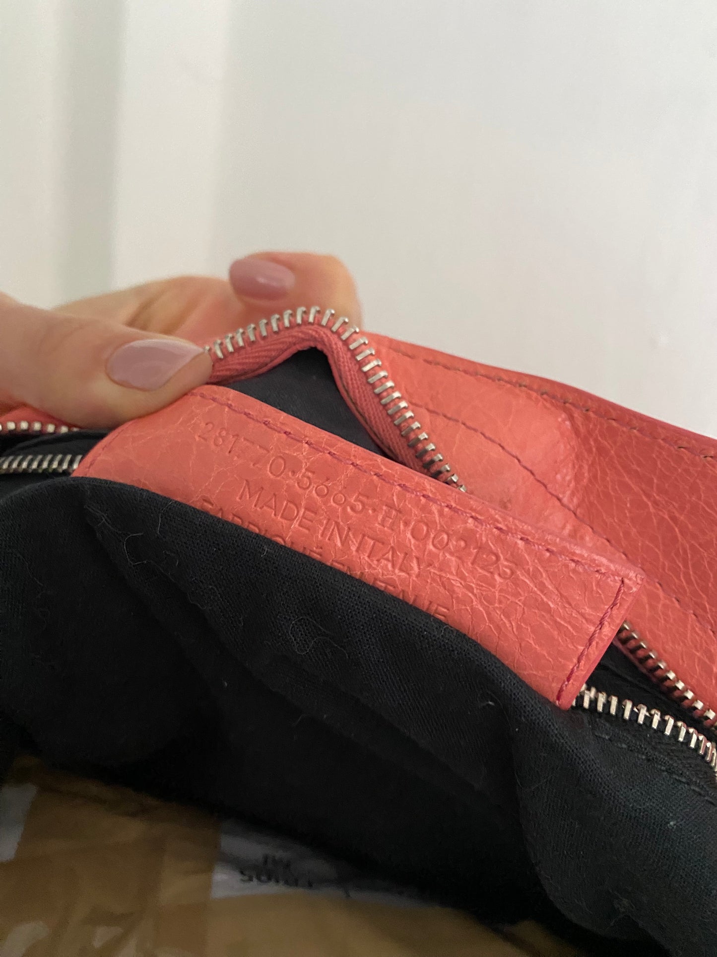 Balenciaga city rose azalea giant hw silver