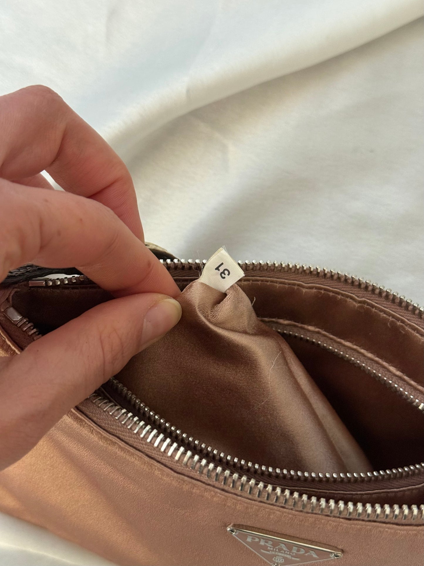 Prada hobo 2002 seta e pitone