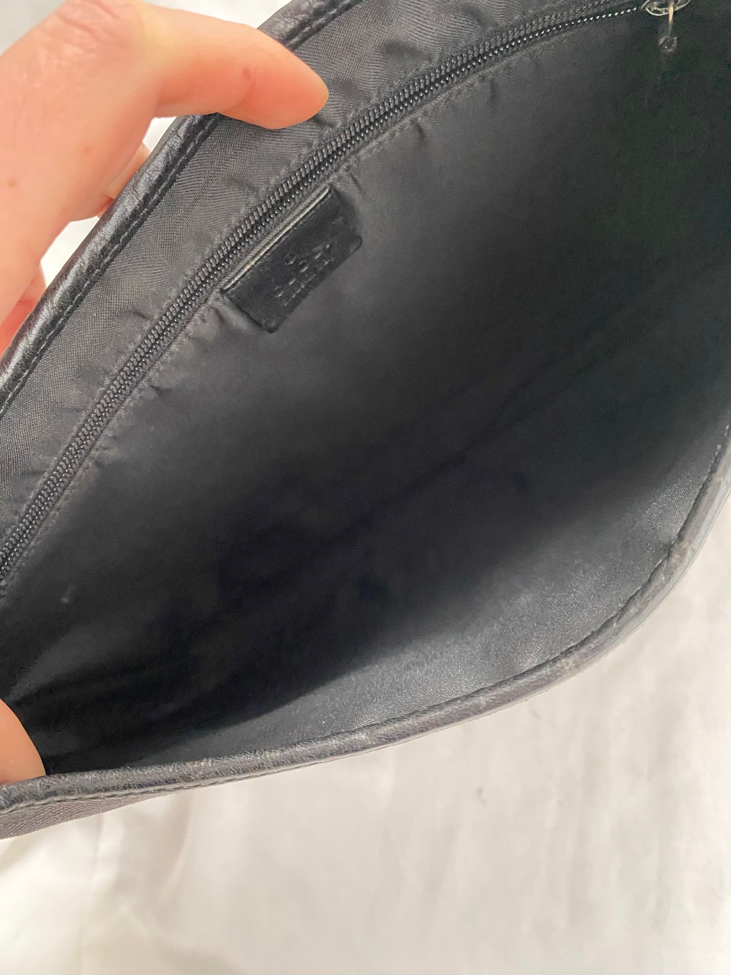 Gucci Jackie monogram black silver hardware era Tom Ford