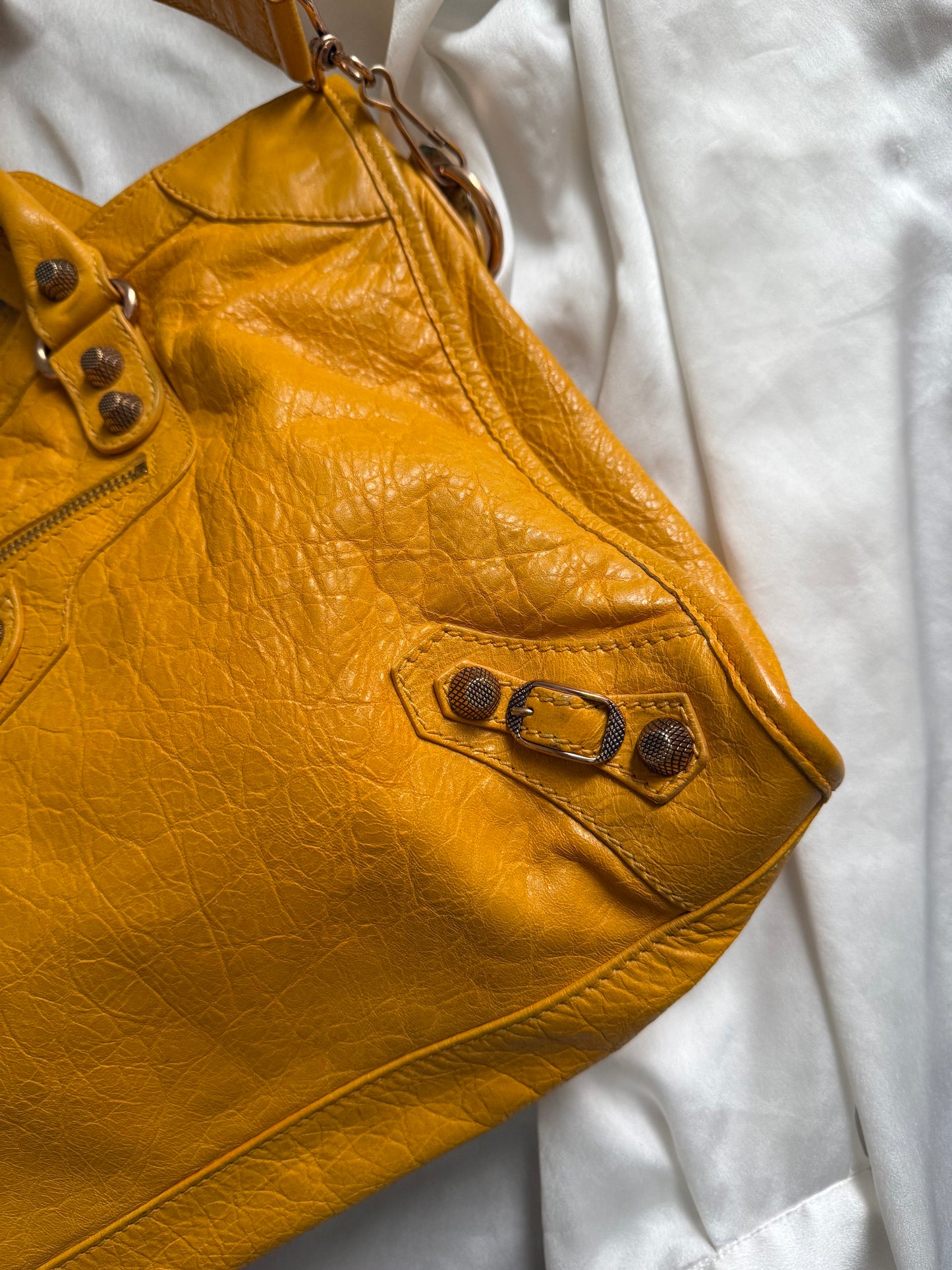 Balenciaga city giant rose gold hw mangue f/w 2012