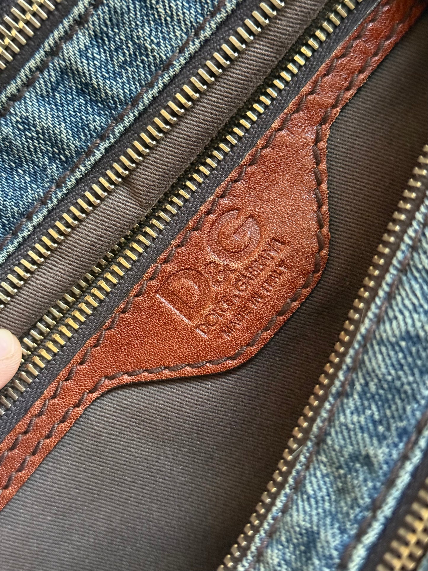 Dolce&Gabbana lily glam bag denim