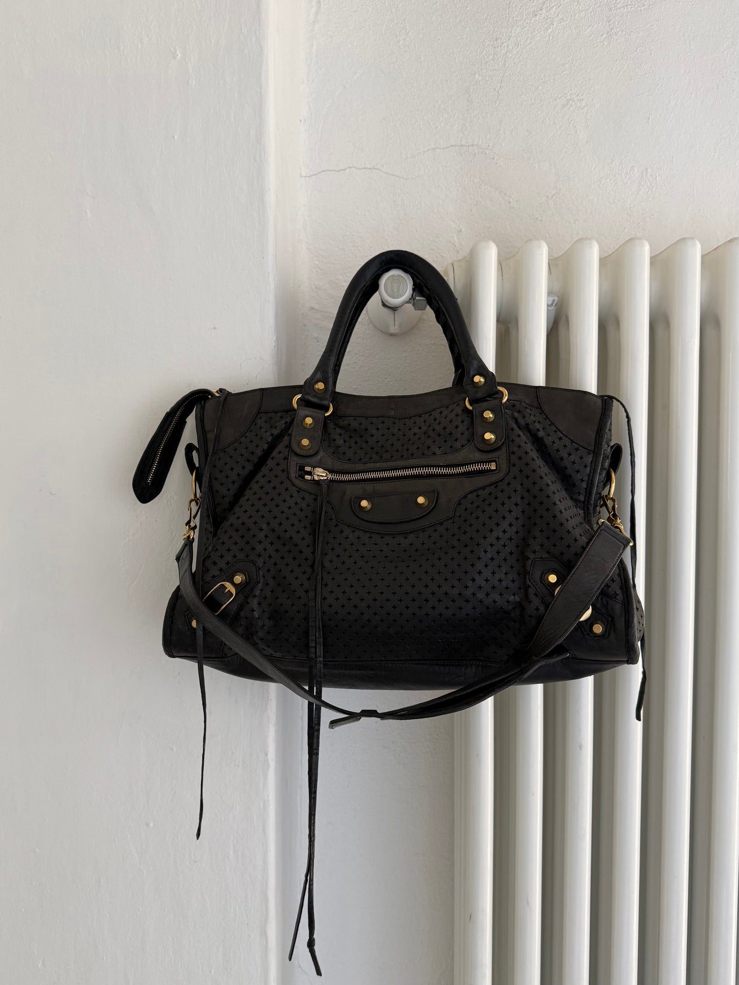 Balenciaga city perforated black 2010