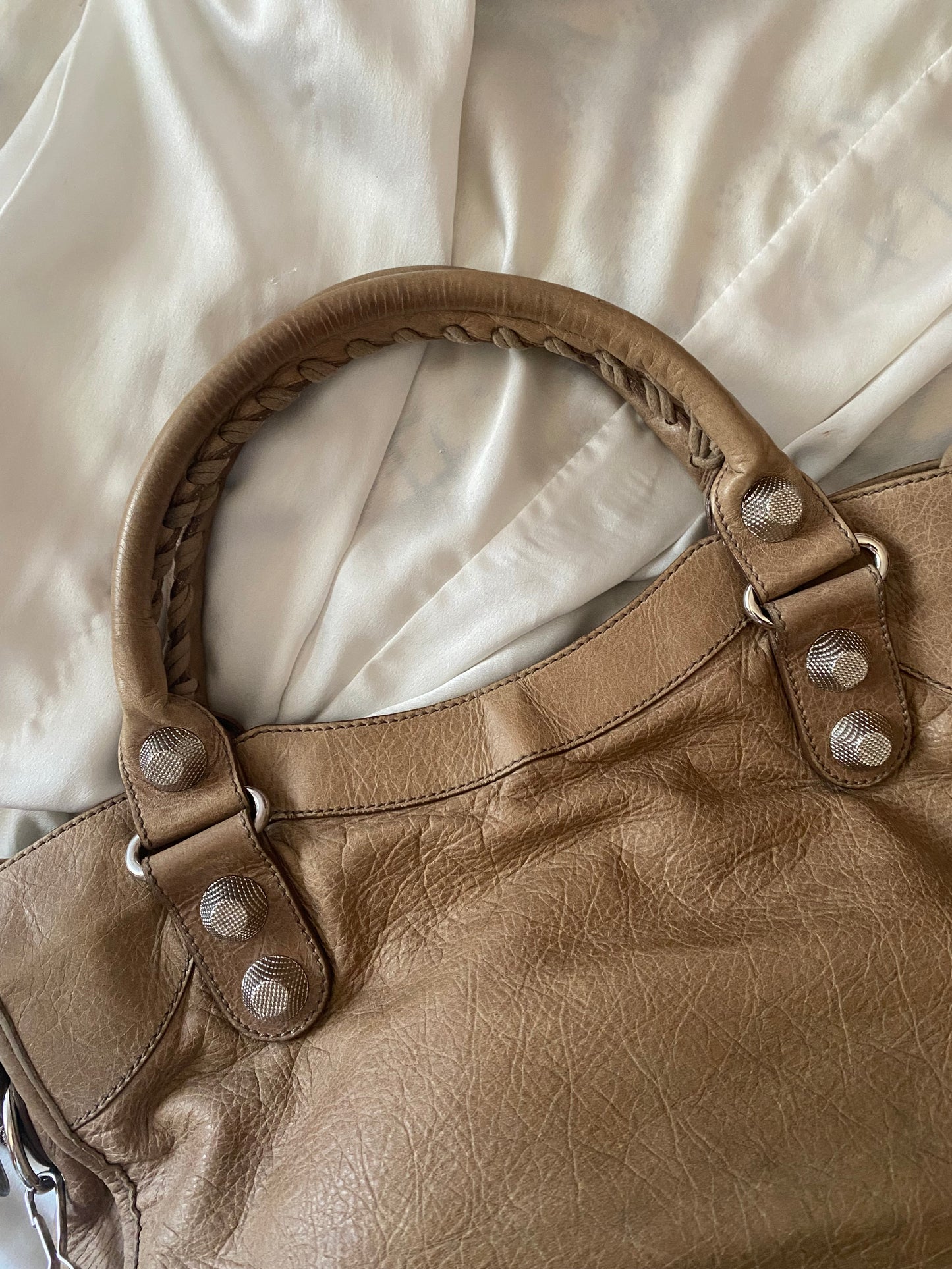 Balenciaga city seigle giant hw silver f/w 2010