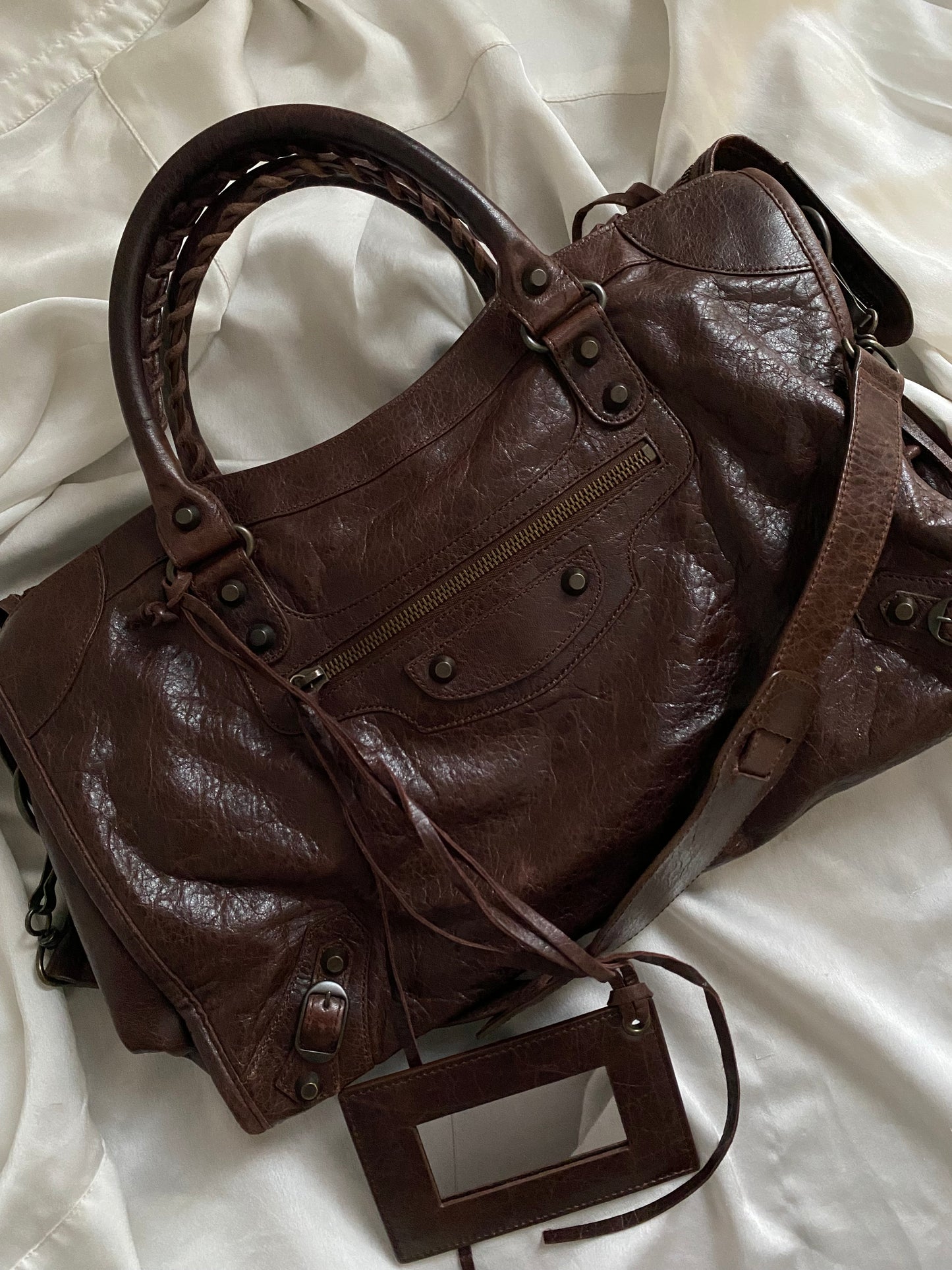 Balenciaga city cigar fonce classic hw f/w 2013