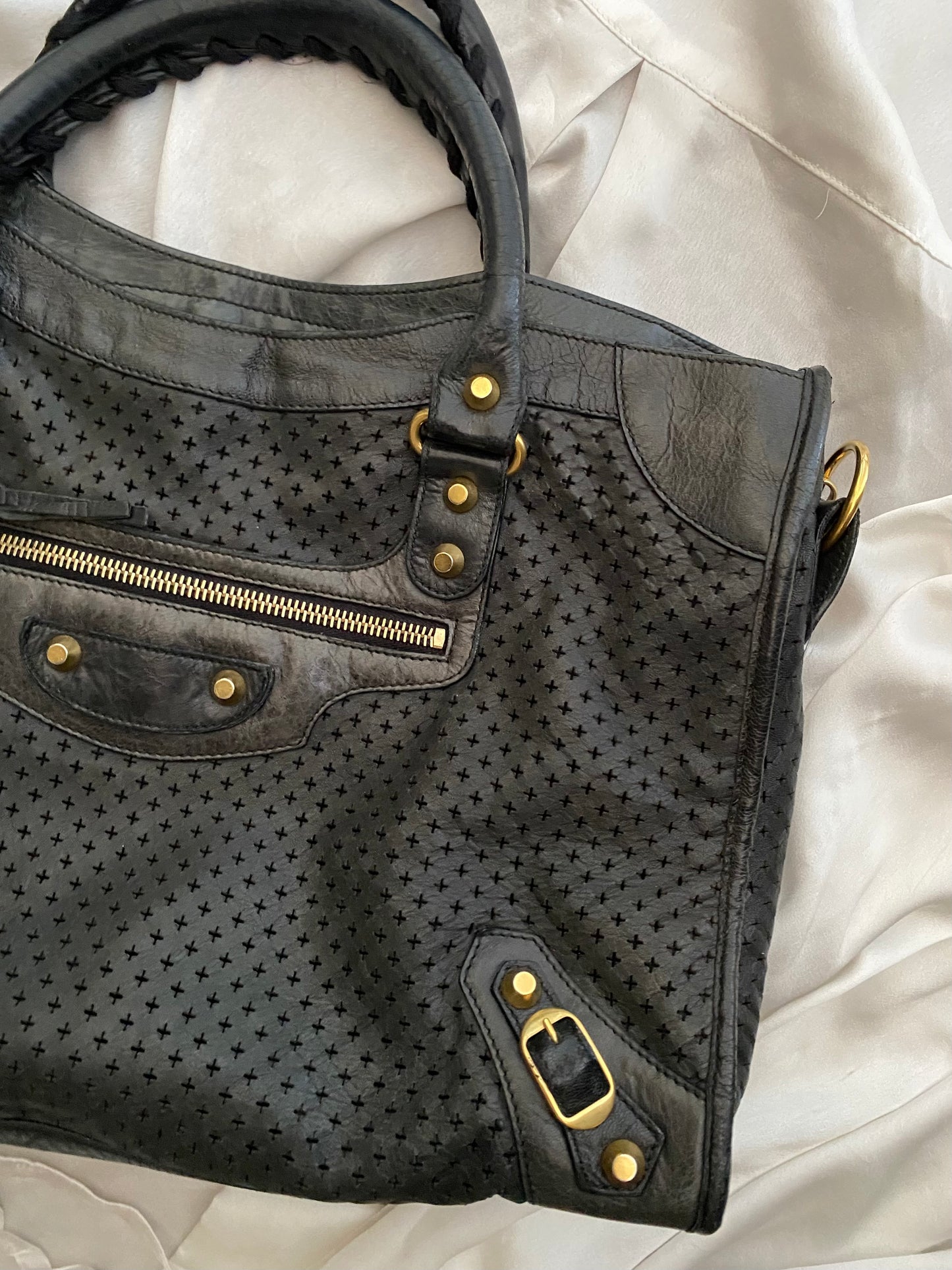 Balenciaga city perforated black 2010