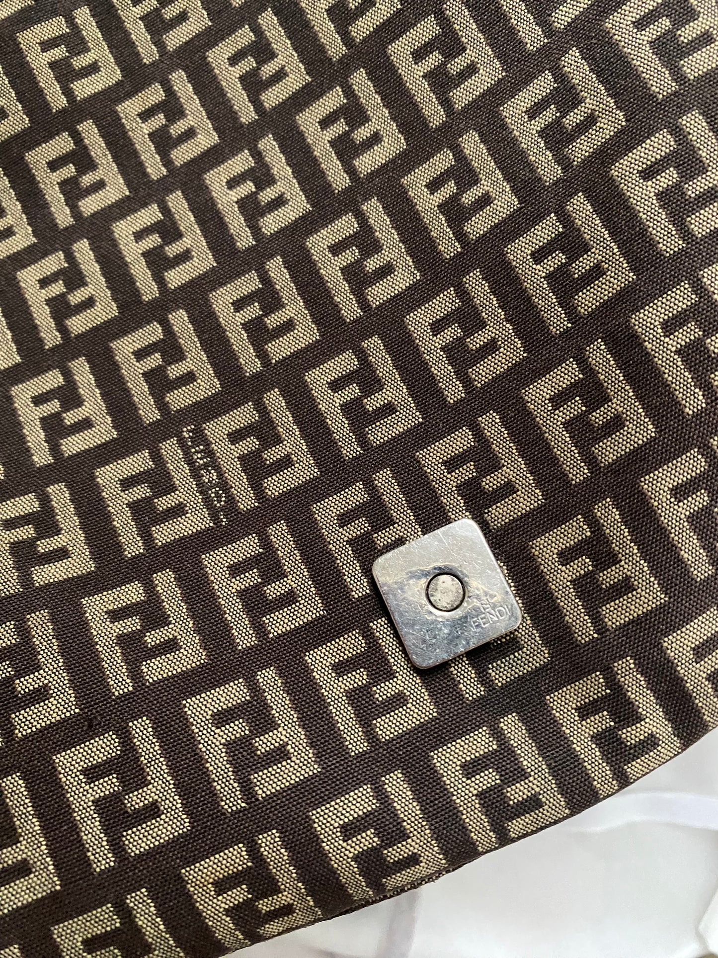 Fendi mom baguette zucchini brown