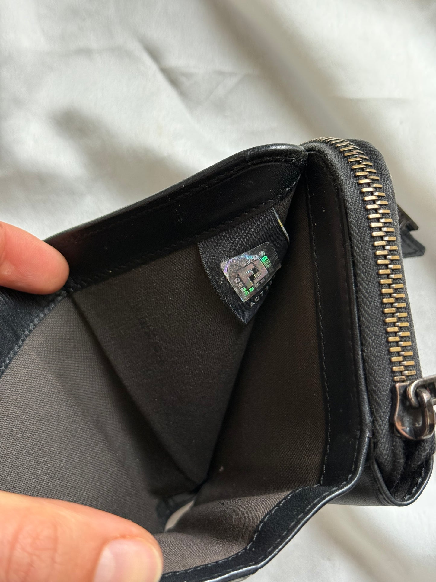 Fendi portafoglio zucchino small rounded