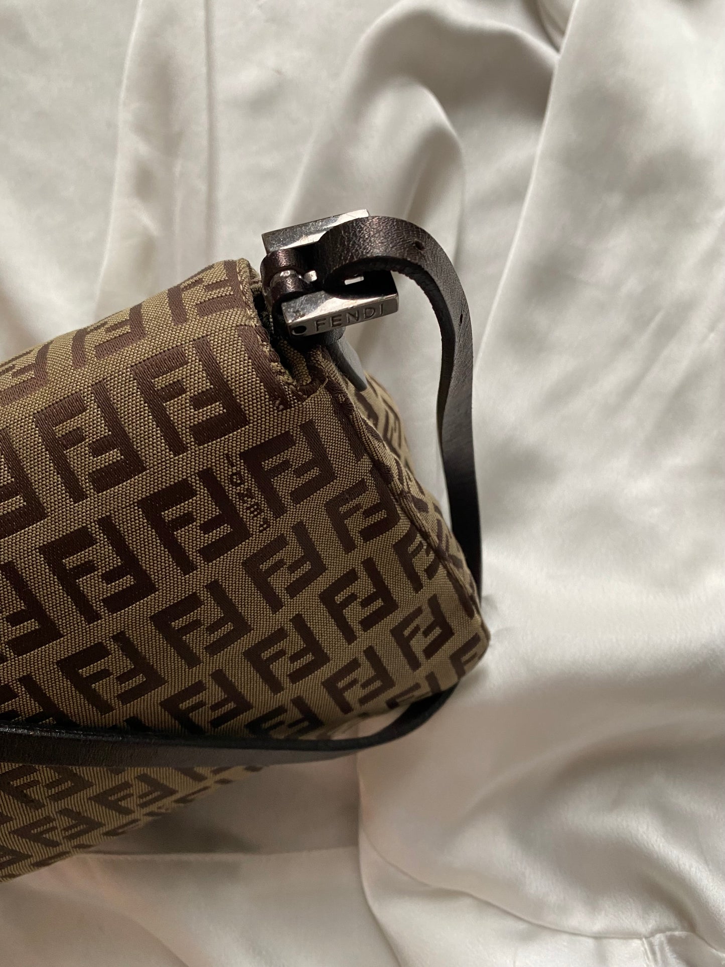 Fendi mini mom monogram beige zucchini