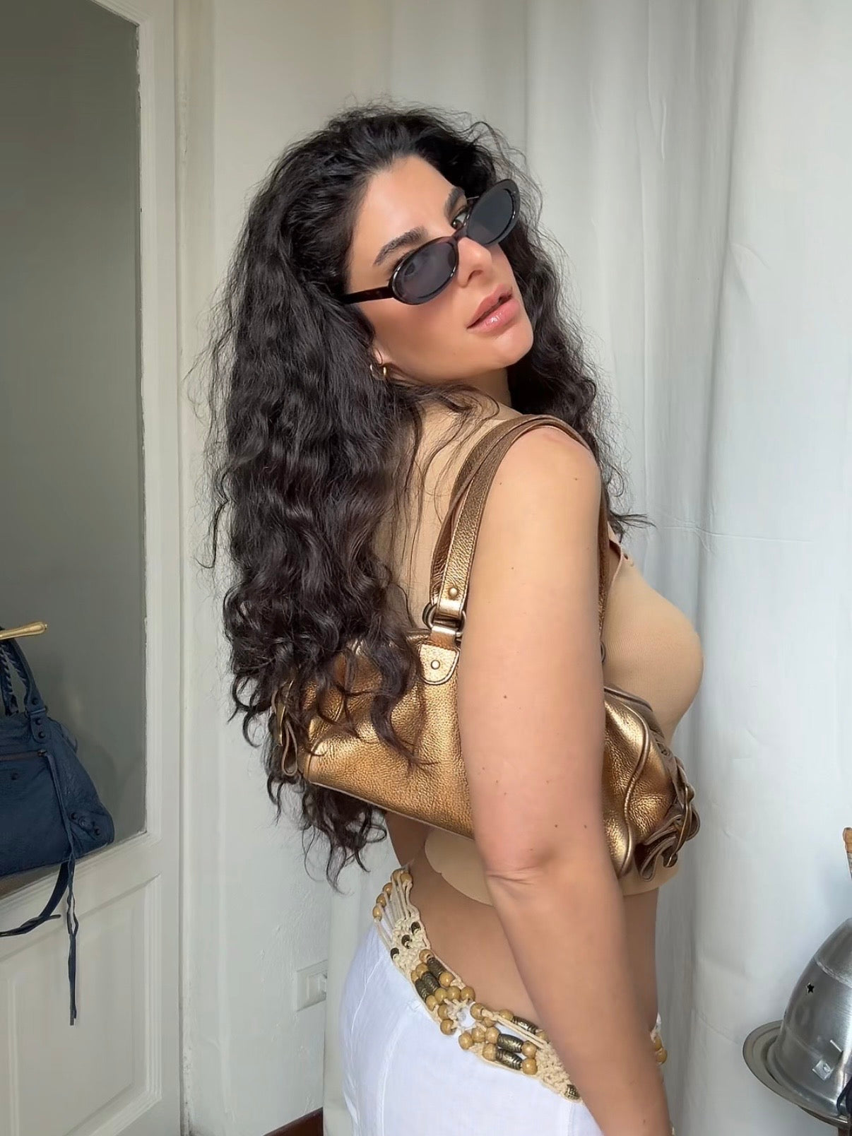 D&G maxi fibbie oro