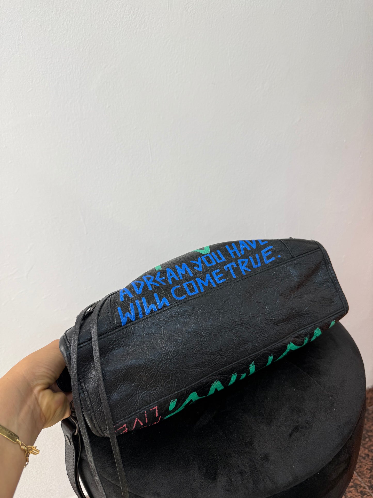 Balenciaga city graffiti small f/w 2018