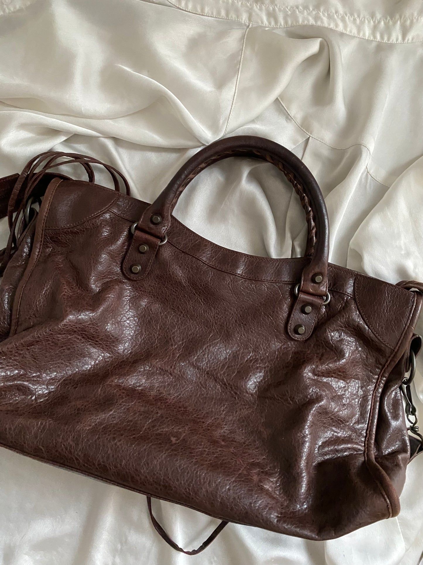 Balenciaga city cigar fonce classic hw f/w 2013