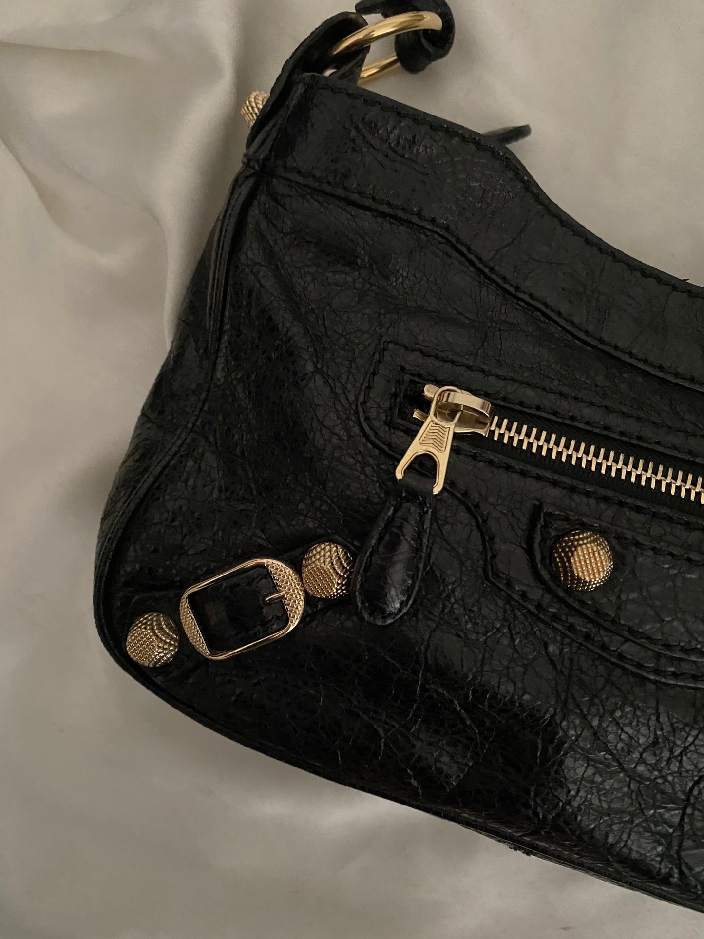 Balenciaga hip bag black