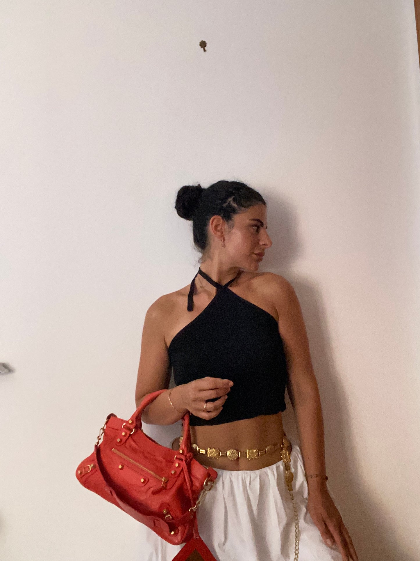 Balenciaga first rose corail ss 2013