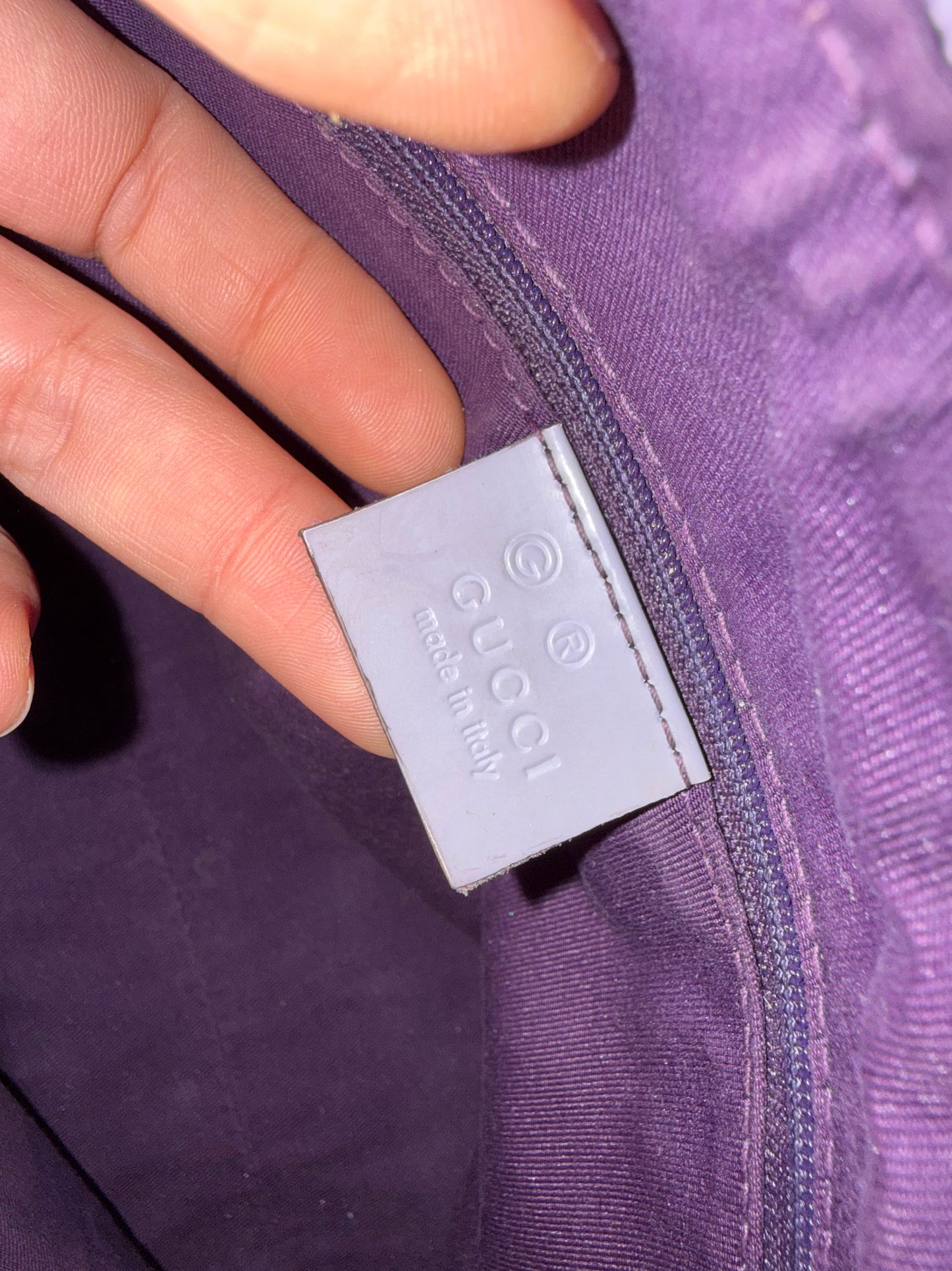 Gucci bowling lilac heart monogram