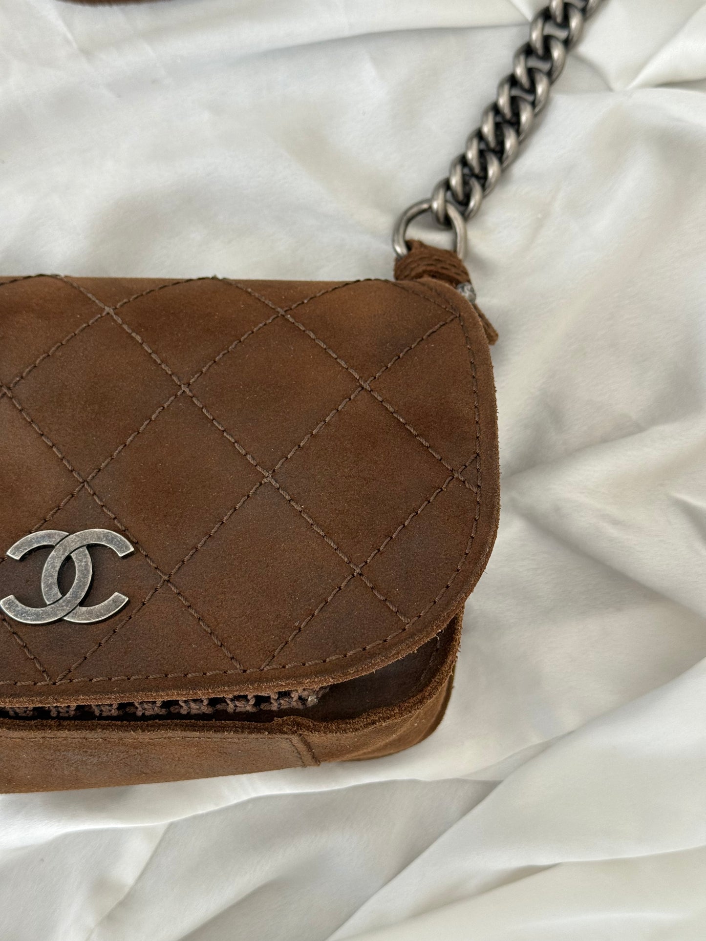 Chanel Paris-Edinburg Mini Highlander Messenger Bag