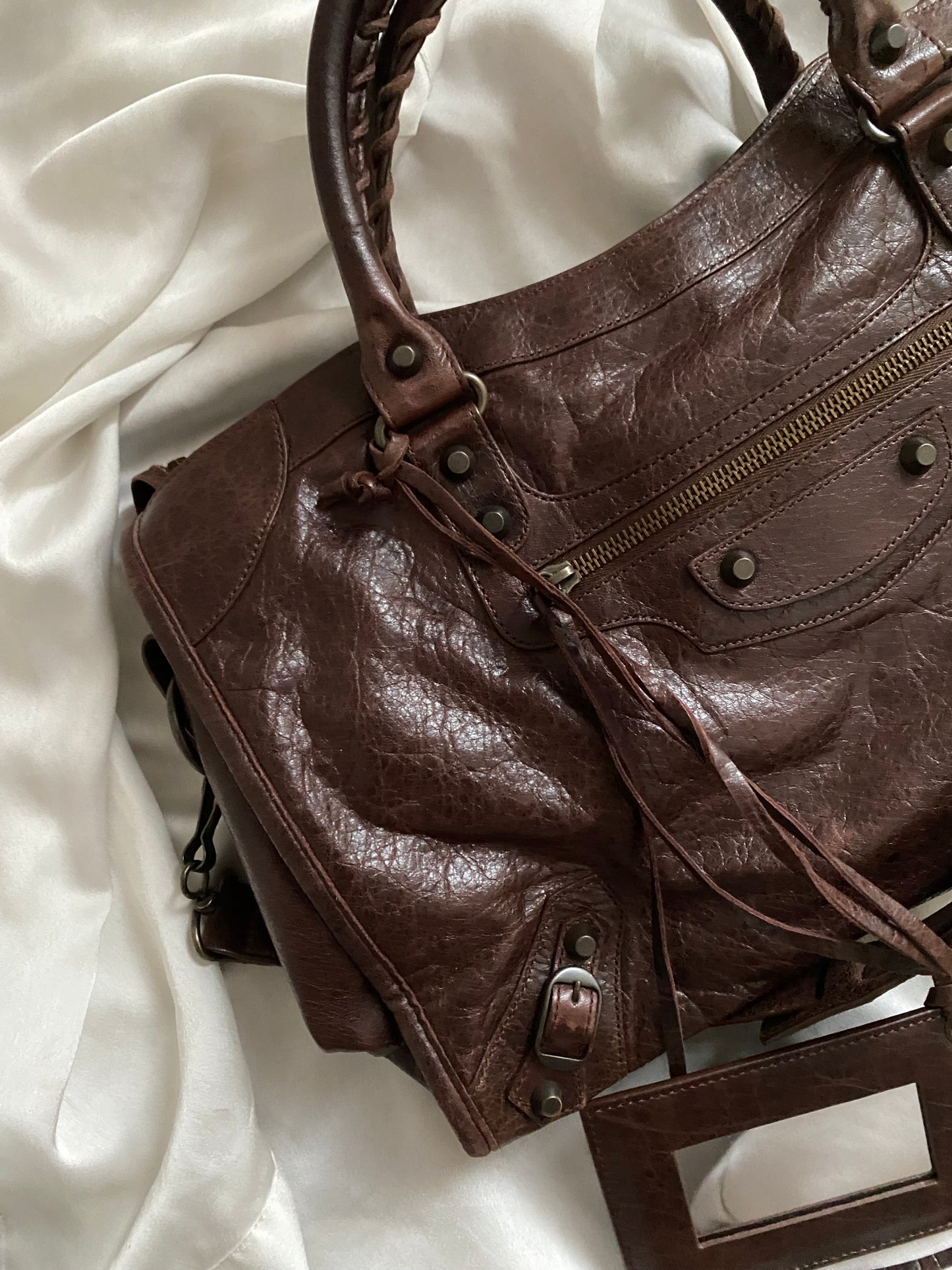 Balenciaga city cigar fonce classic hw f/w 2013