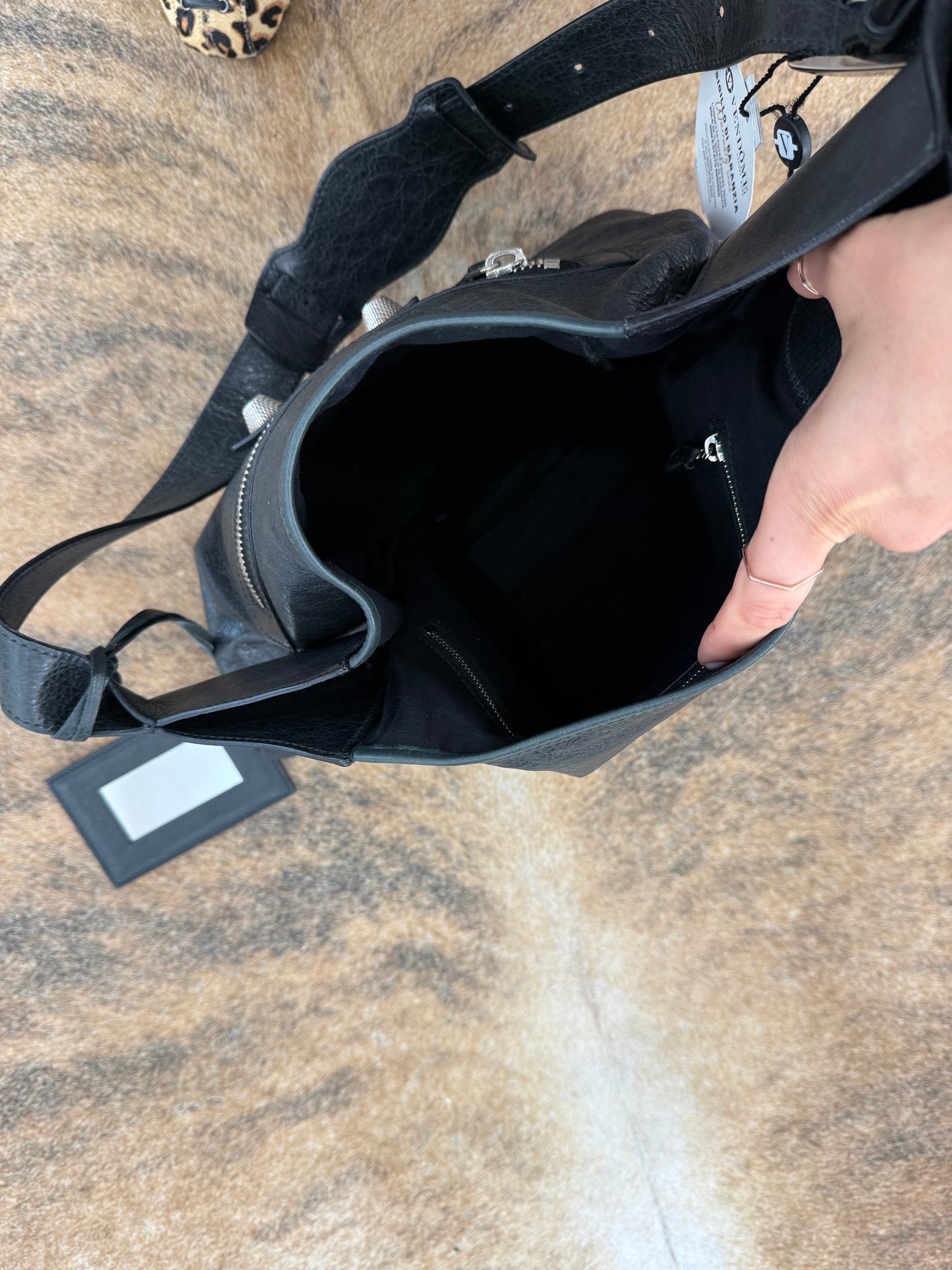 Balenciaga messenger giant hw black