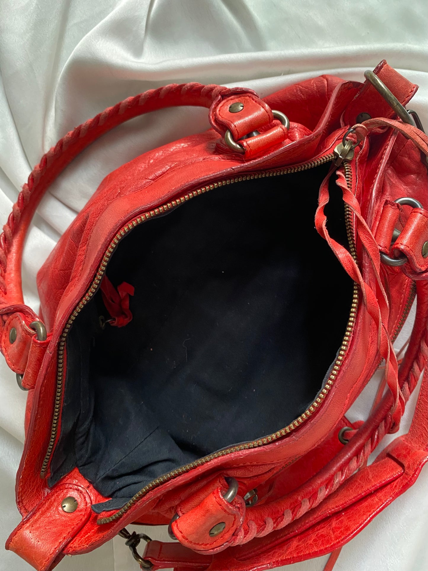 Balenciaga first cherry red