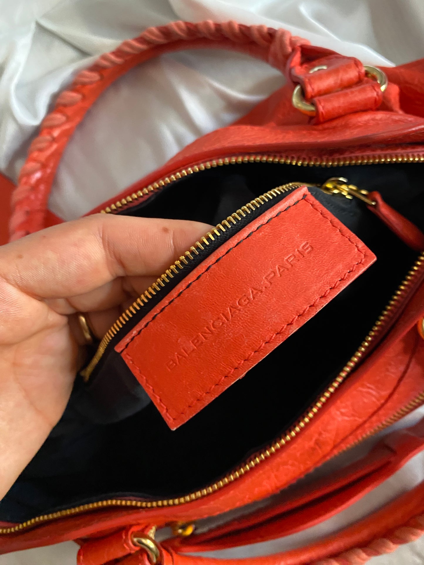 Balenciaga first rose corail ss 2013