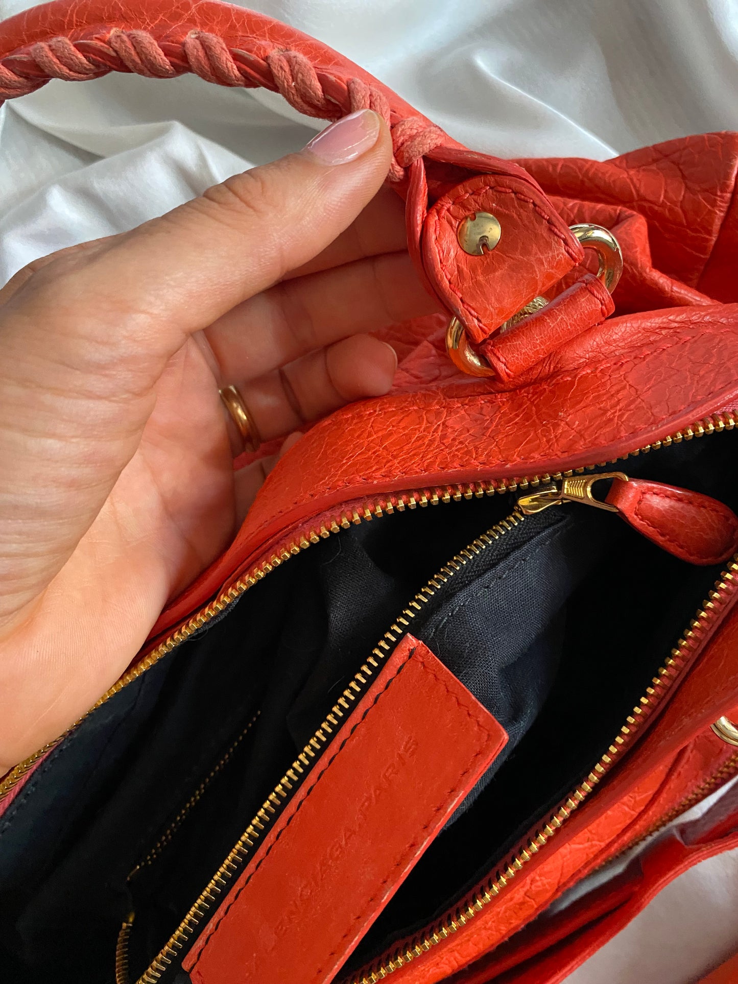 Balenciaga first rose corail ss 2013