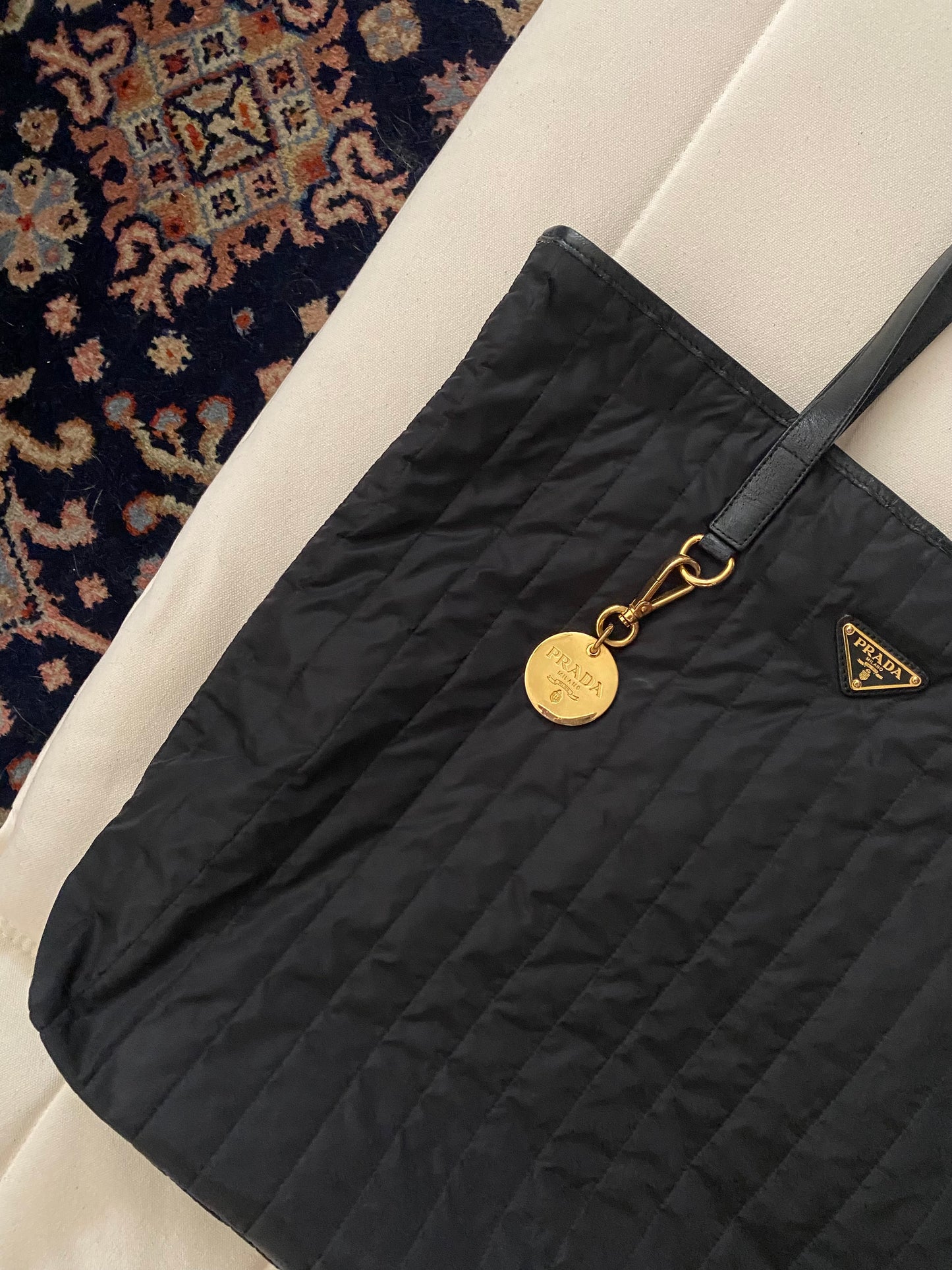 Prada matelassé tote