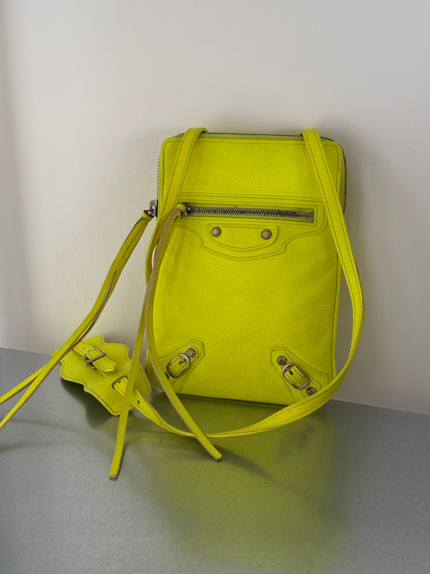 Balenciaga phone holder fw 2016 neon